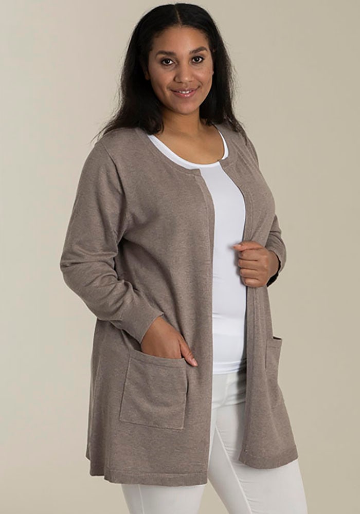 SANDGAARD Cardigan »Helsinki«, in melierter Optik
