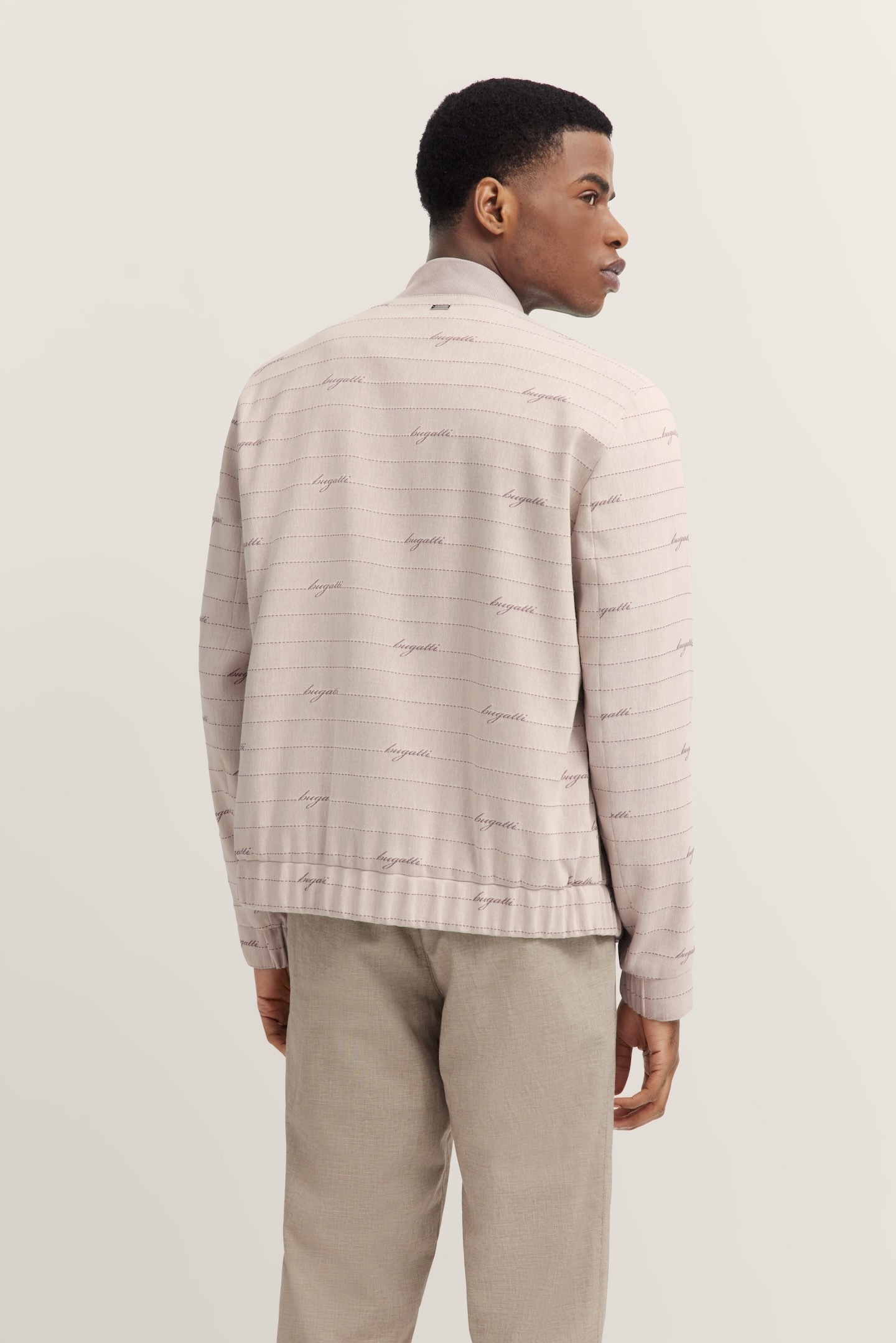 bugatti Blouson, ohne Kapuze, mit Collagekragen