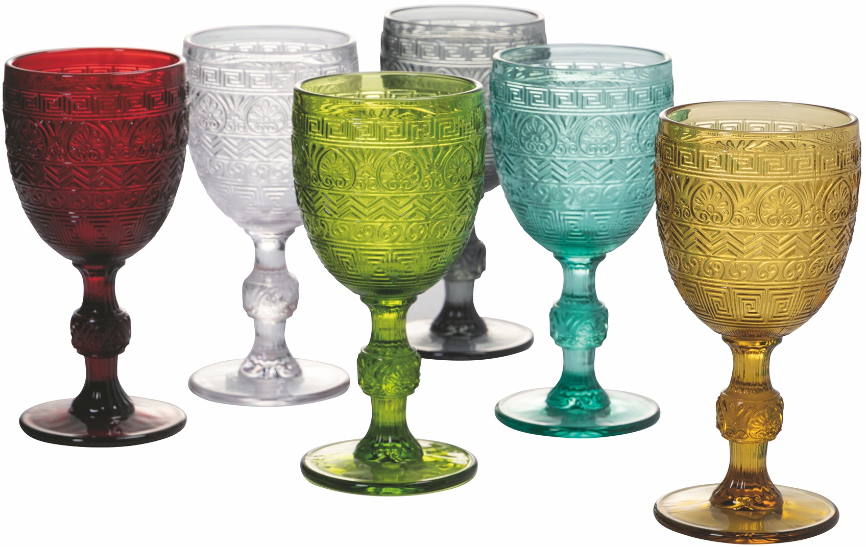 Villa d'Este Weinglas »Mexiko«, (Set, 6 tlg.), Gläser-Set 235 ml, 6-teilig