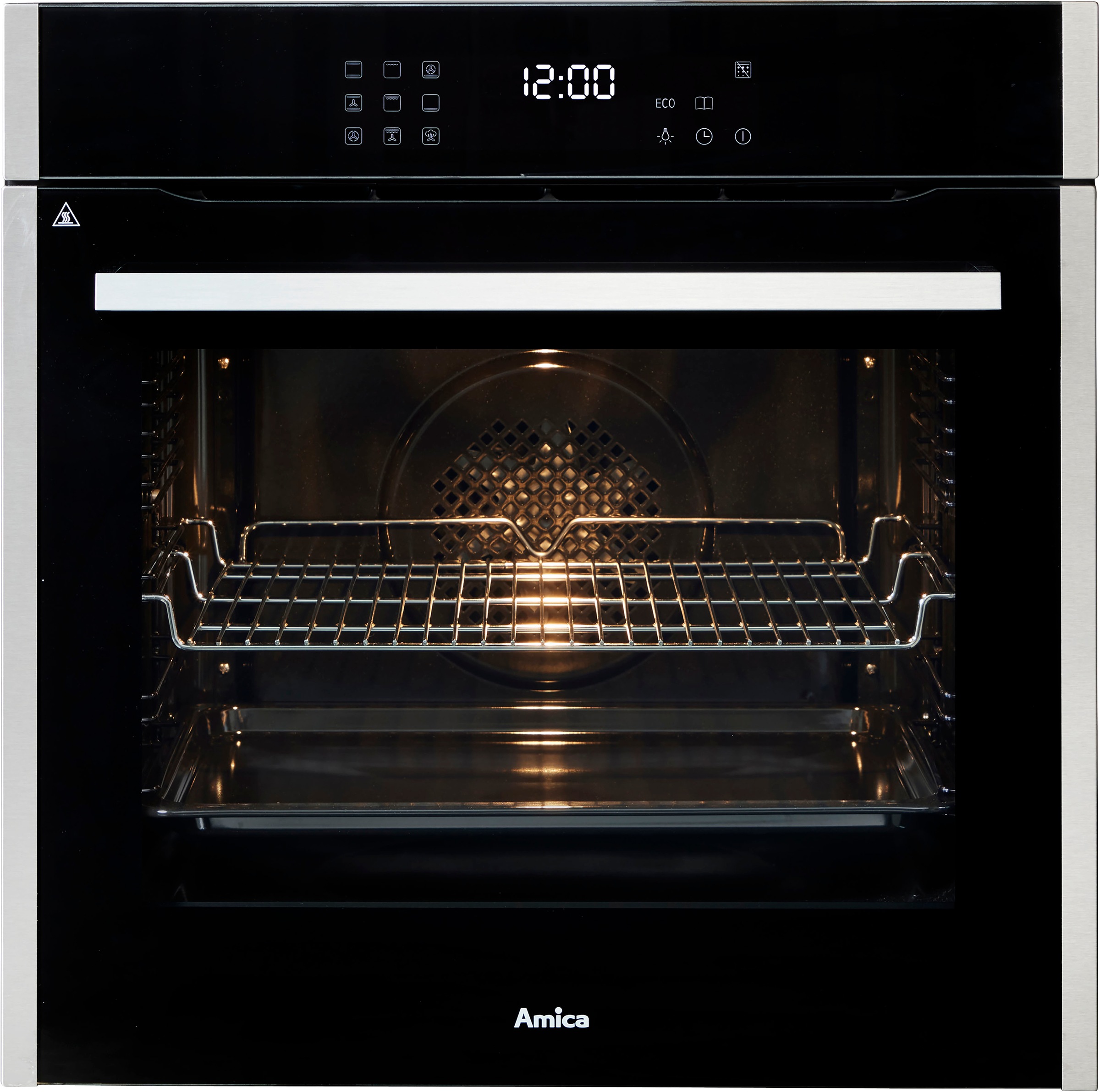 Amica Einbaubackofen  »EBPX 946 700 E«, mit Teleskopauszug nachrüstbar, Steam Clean, Pyrolyse-Selbstreinigung, XXL-Garraum