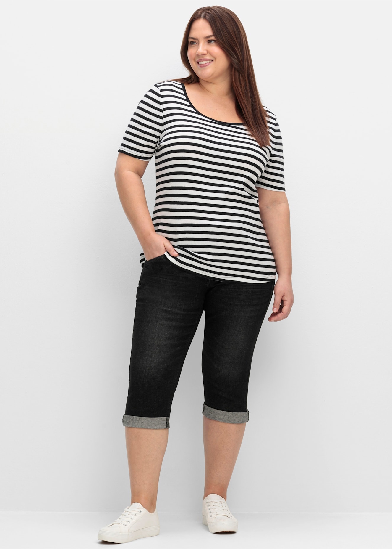 Sheego 5-Pocket-Jeans, (1 tlg.)