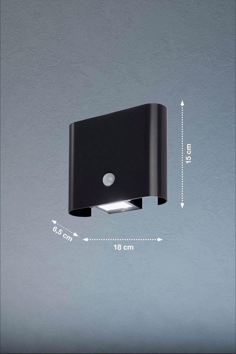 easy! BY FHL Außen-Wandleuchte »Magnetics«, 2 flammig, Leuchtmittel LED-Modul | LED fest integriert, MobilesLicht,Akkulampe,Farbwechsel,Dämmerungssensor,Spritzwasserschutz