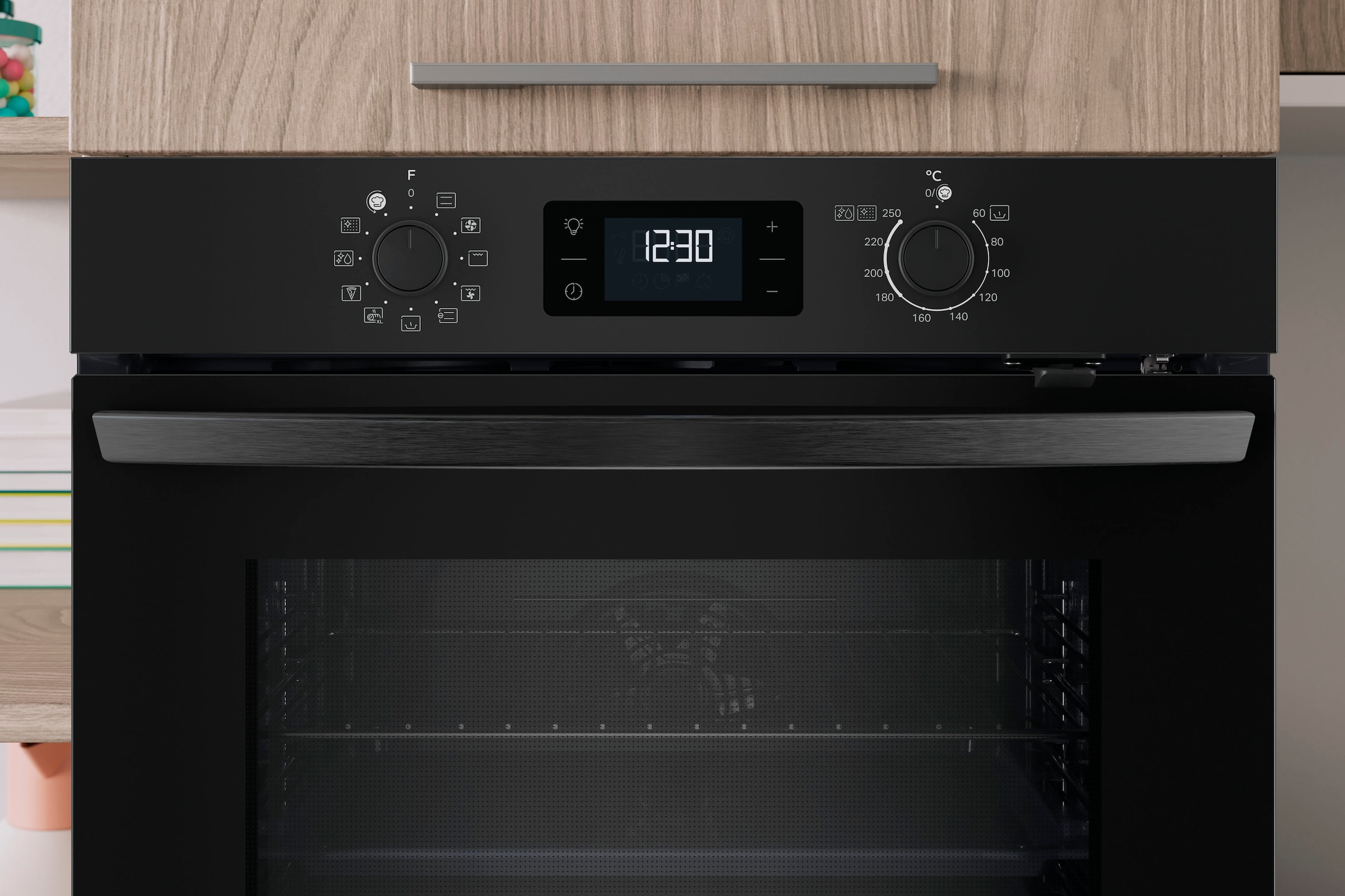 Privileg Einbaubackofen  »PBA285PU1K«, mit Teilauszug, Multi-Level-Kochen - gleichzeitiges Zubereiten auf drei Ebenen
