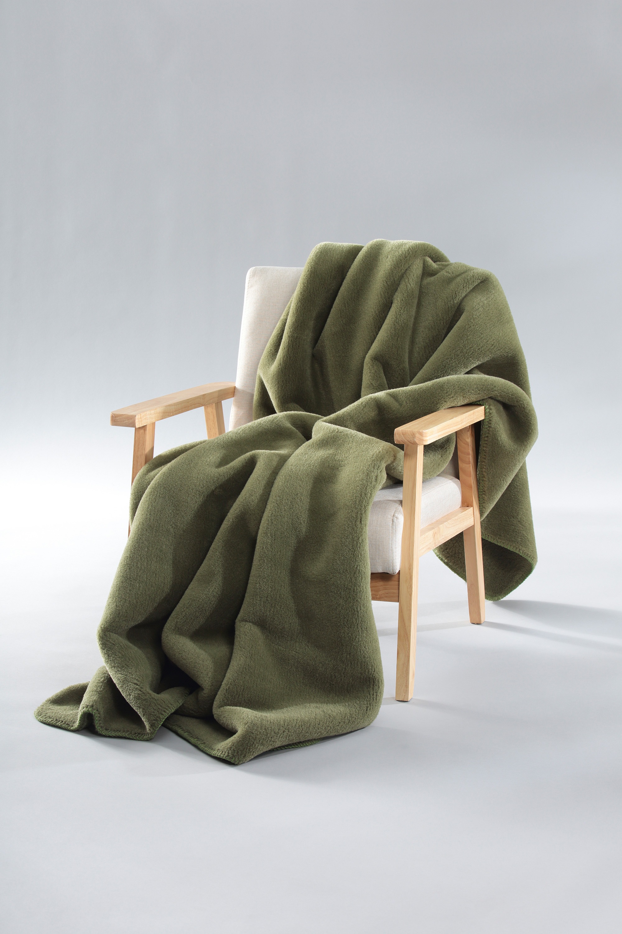 Biederlack Wohndecke »Wool Feel im Pelz-Look« mit gektteltem Zierstich