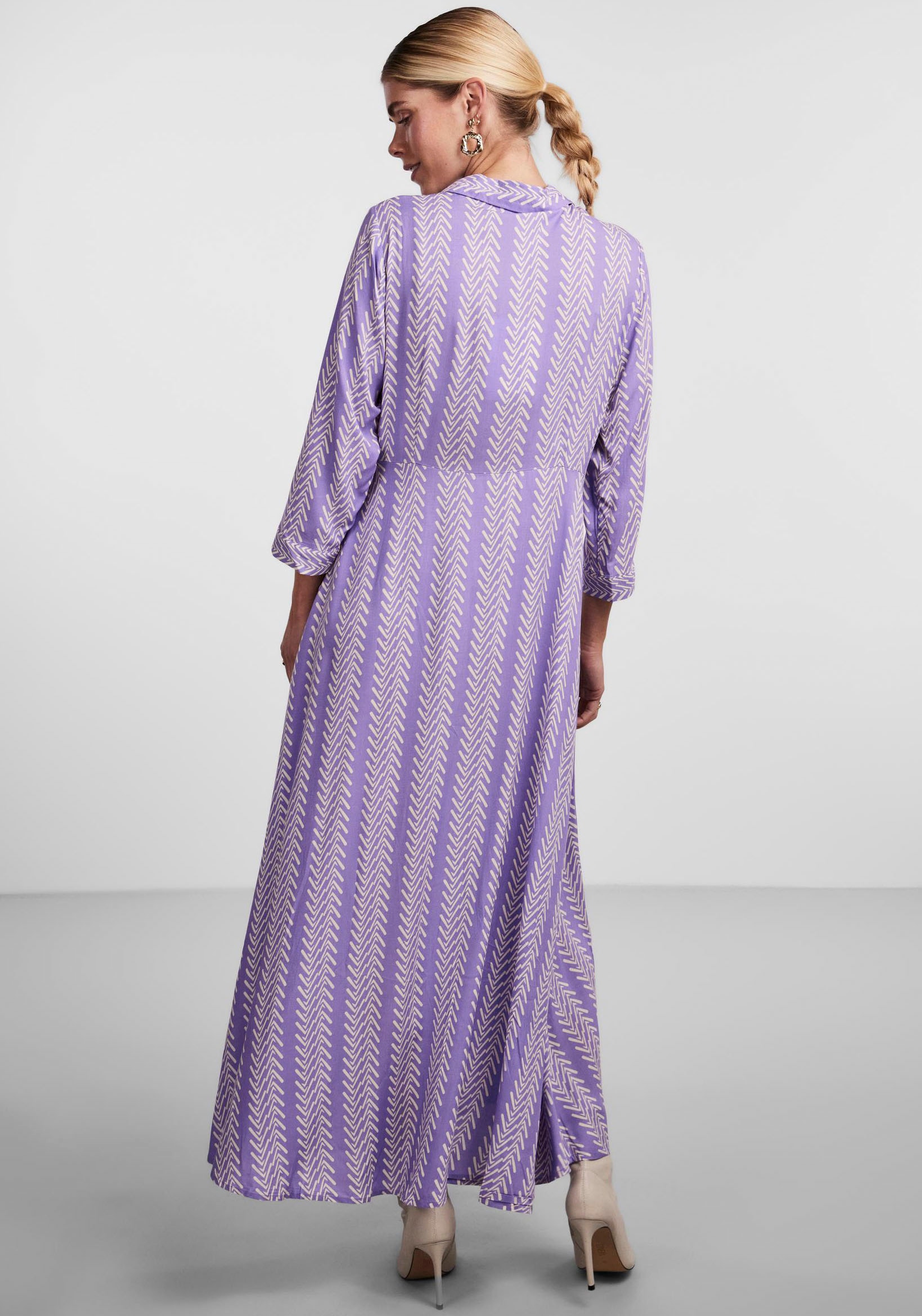 Y.A.S 3/4 Hemdblusenkleid Online SHIRT DRESS«, kaufen Shop OTTO mit im LONG Ärmel »YASSAVANNA