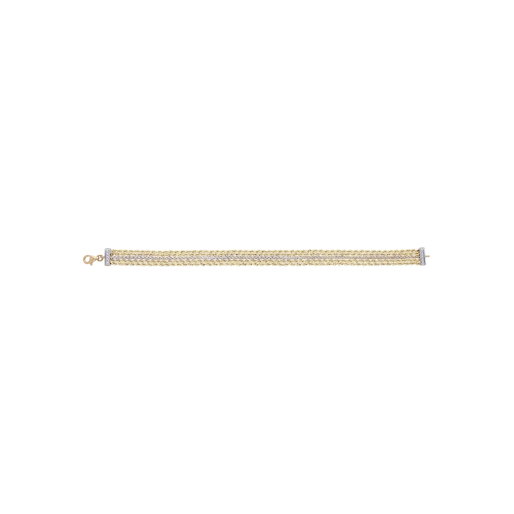 Firetti Goldarmband »Schmuck Geschenk Gold 375 Armschmuck Armkette Goldarmband Fantasie«