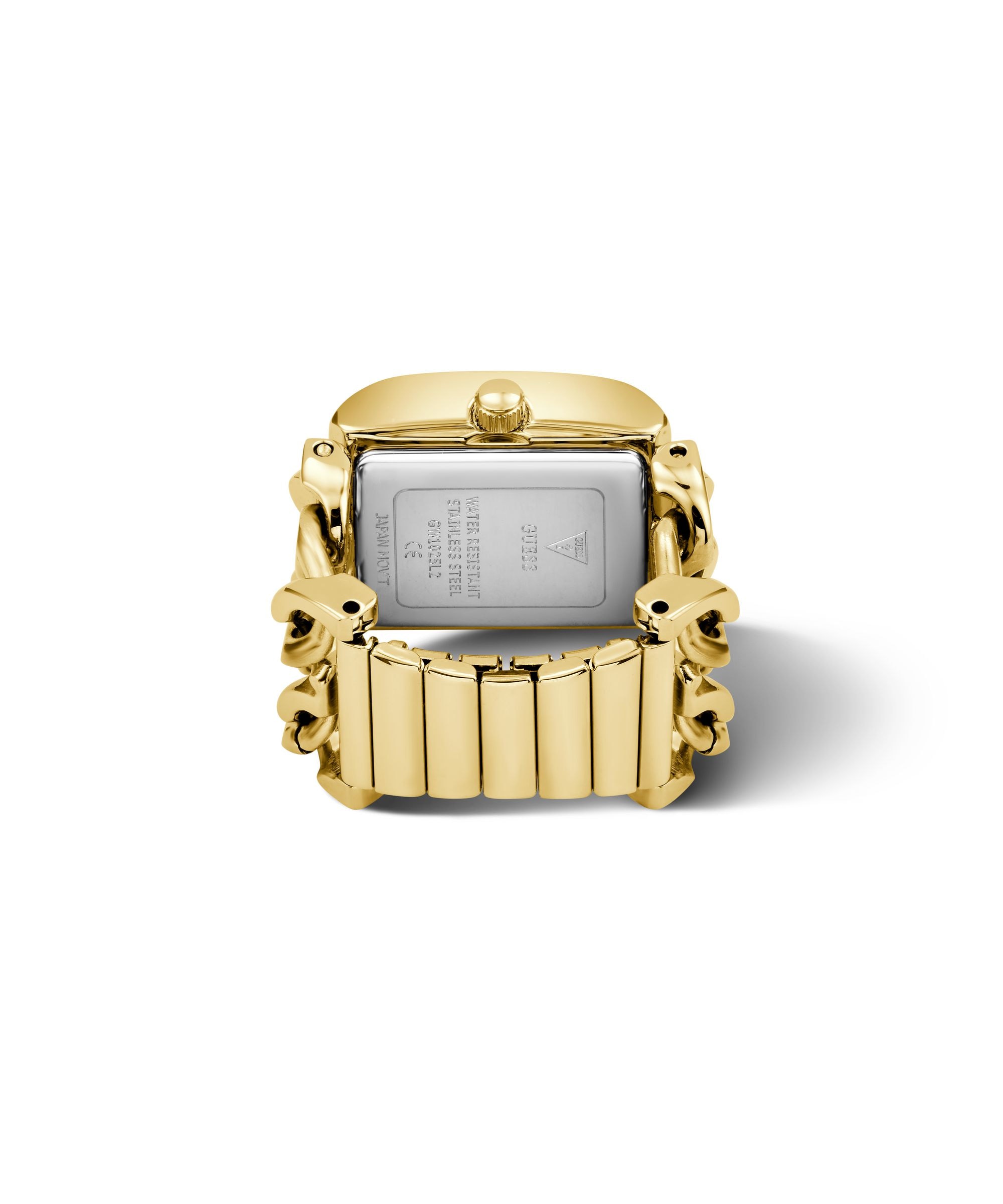 Guess Quarzuhr »MOD HEAVY METAL« Armbanduhr, Damenuhr, Edelstahlarmband, analog