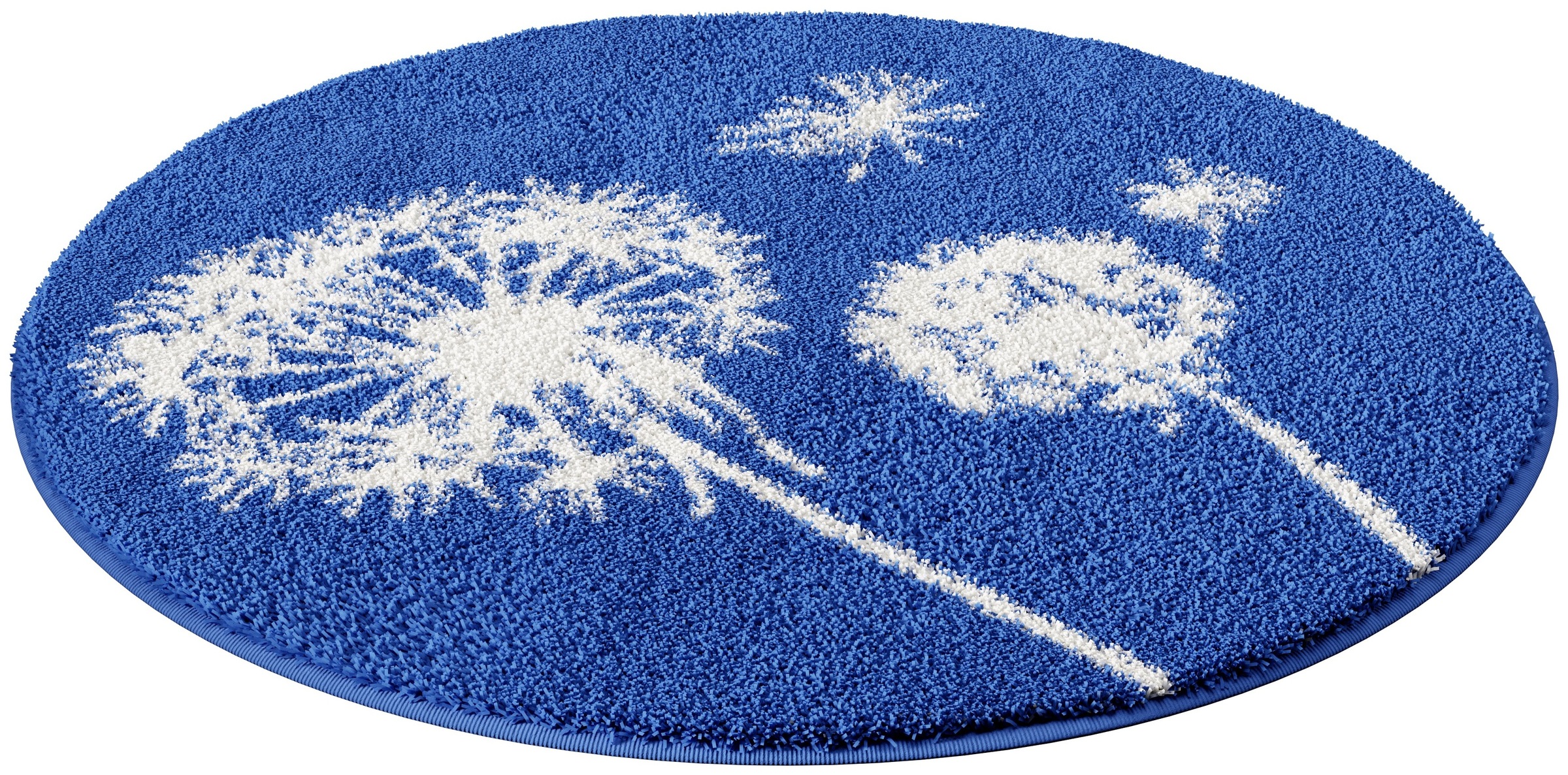 Grund Badematte »Pusteblume, Badvorleger, Badezimmer Teppich, sehr weich«, rutschhemmend beschichtet, schnell trocknend-fußbodenheizungsgeeignet, weiche Haptik, auch als 2-teiliges Set erhältlich, Made in Europe