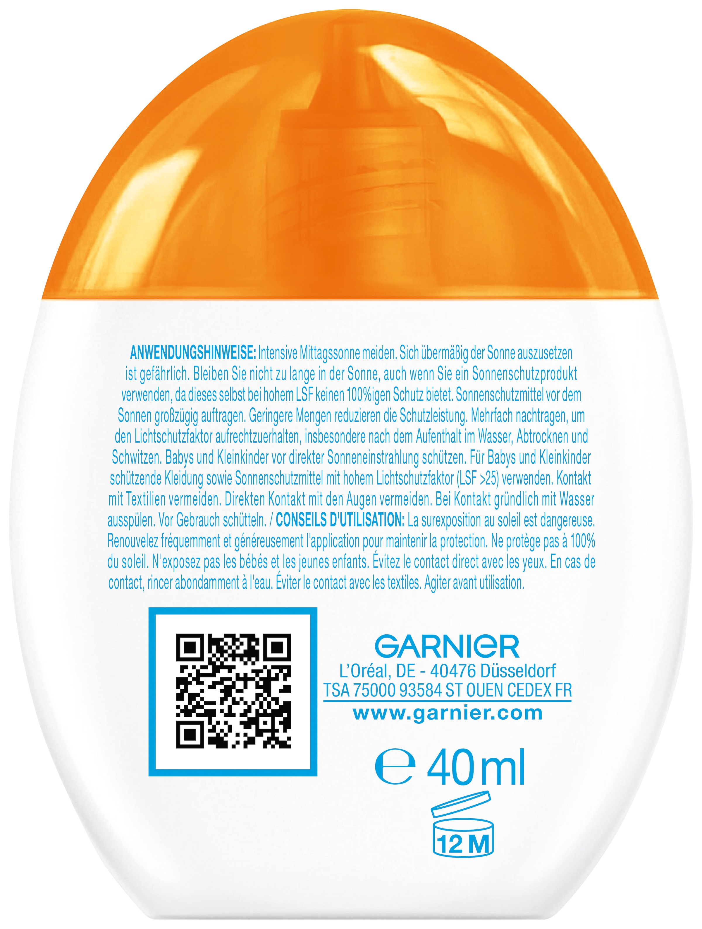 GARNIER Sonnenschutzfluid »Garnier Super UV UV-Water-Fluid Invisible LSF 50«