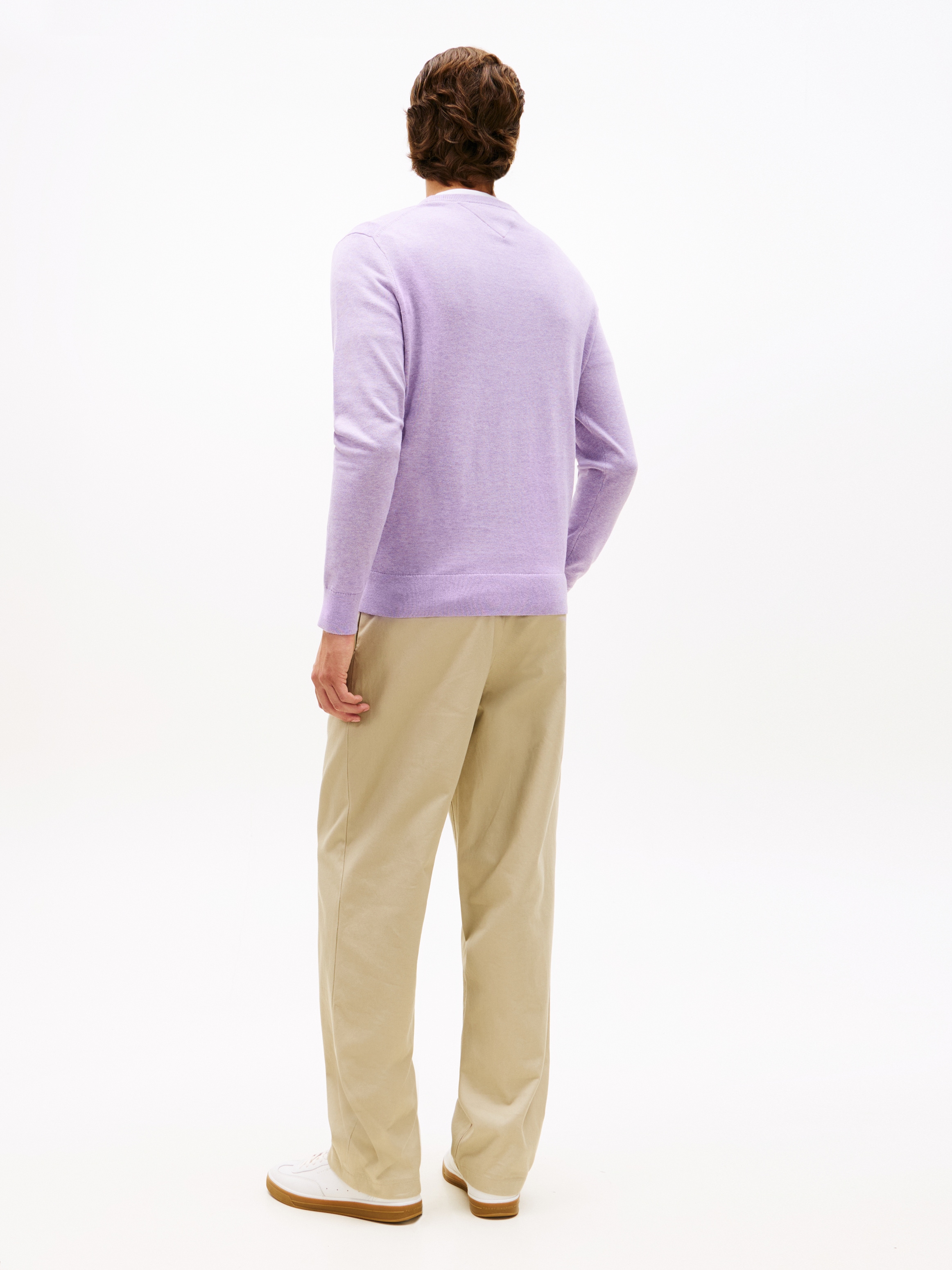 Tommy Hilfiger Rundhalspullover »ESSENTIAL COTTON« Crewneck Regular Fit Premium Mode