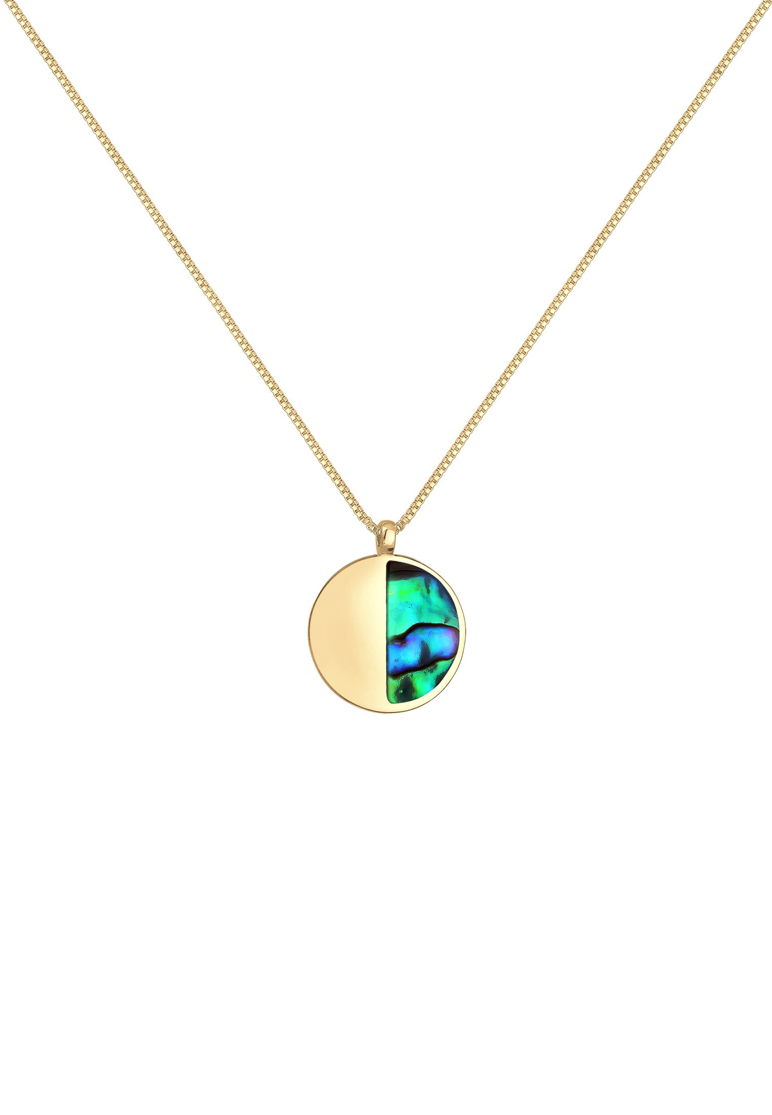 Elli Kette mit Anhänger »Halskette Muschelperle Silber 925 Sterling Silver«