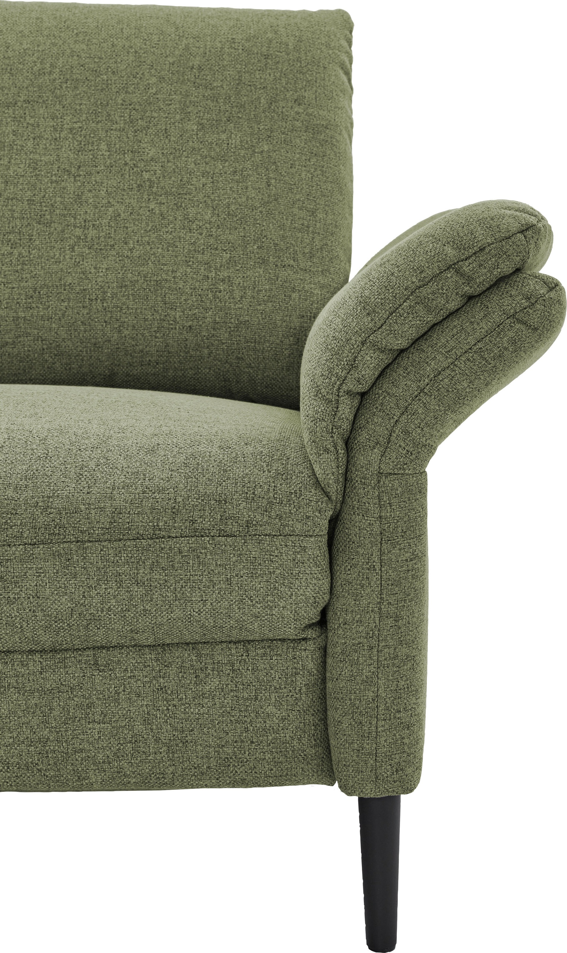 Places of Style Ecksofa »Sarsina: mit Tonnentaschen-Federkern, perfekt zum Entspannen L-Form«, inklusive 2 motorischen Relaxfunktionen mit Herz-Waage-Beschlag