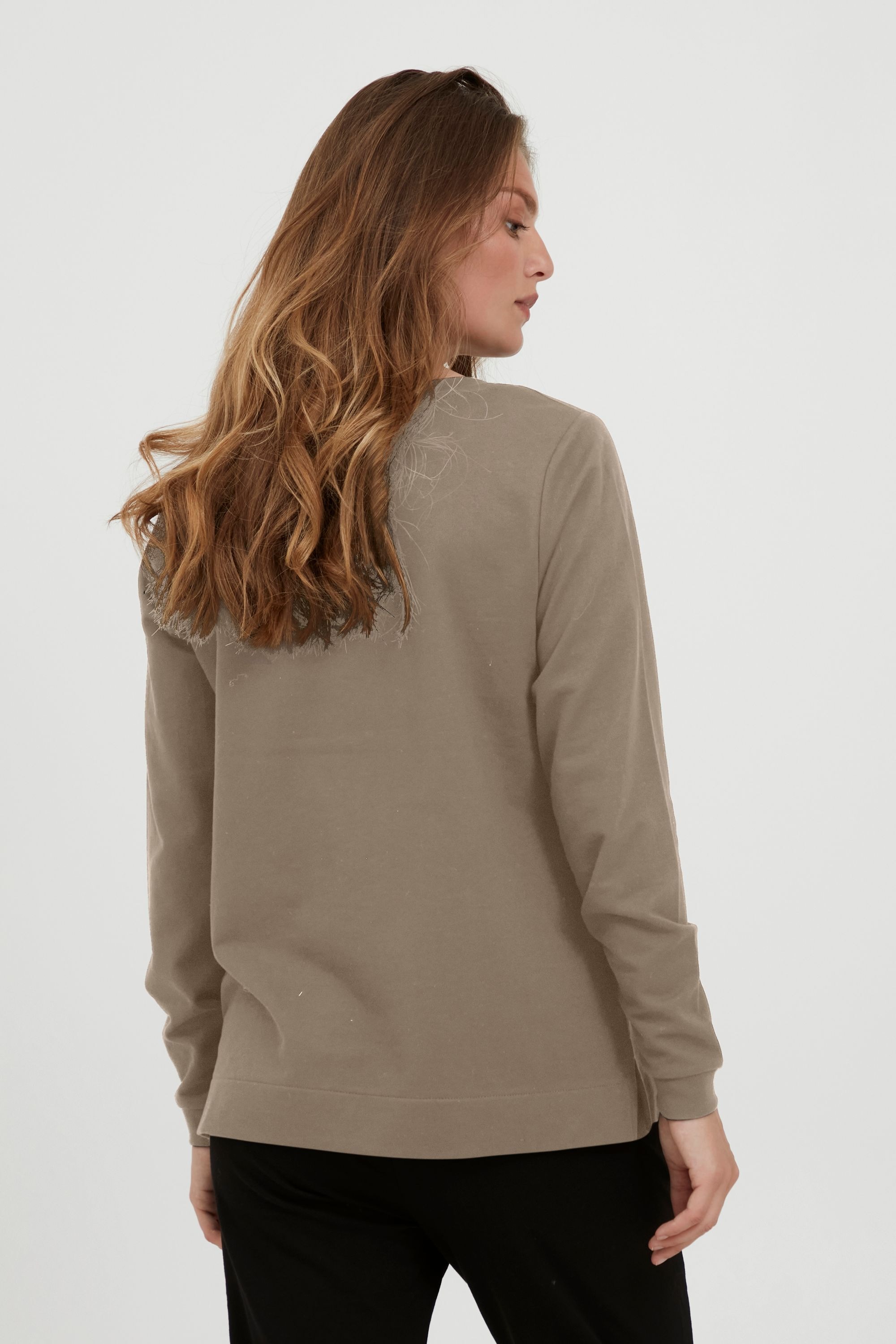 fransa Rundhalspullover »Sweatshirt FRBsweat«