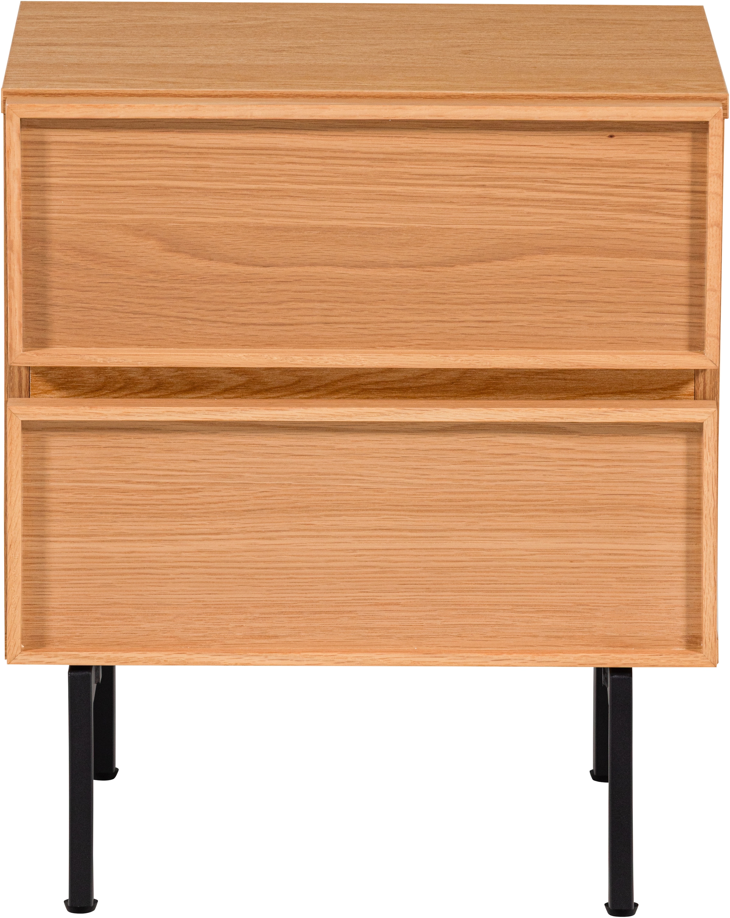 WOOOD Nachtkommode »Tours mit kompakter Ausführung und Melamin-MDF B 45 x T 42 x H 51 cm« Tragkraft Deckplatte 50 kg, kratz- und hitzebeständig