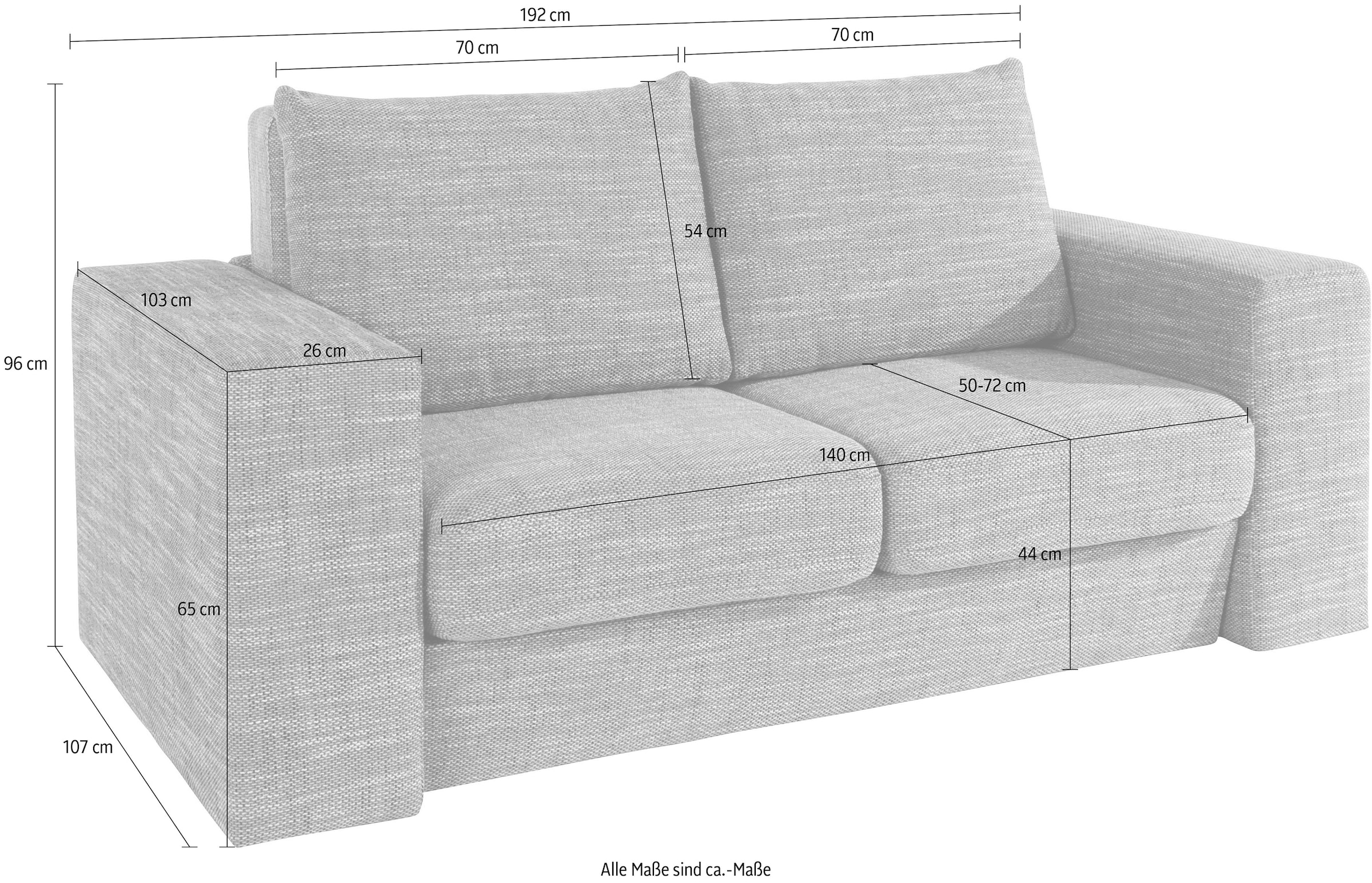 LOOKS by Wolfgang Joop 2,5-Sitzer »Looksv« Verwandlungssofa: aus Sofa wird Sofa mit 2 Hockern