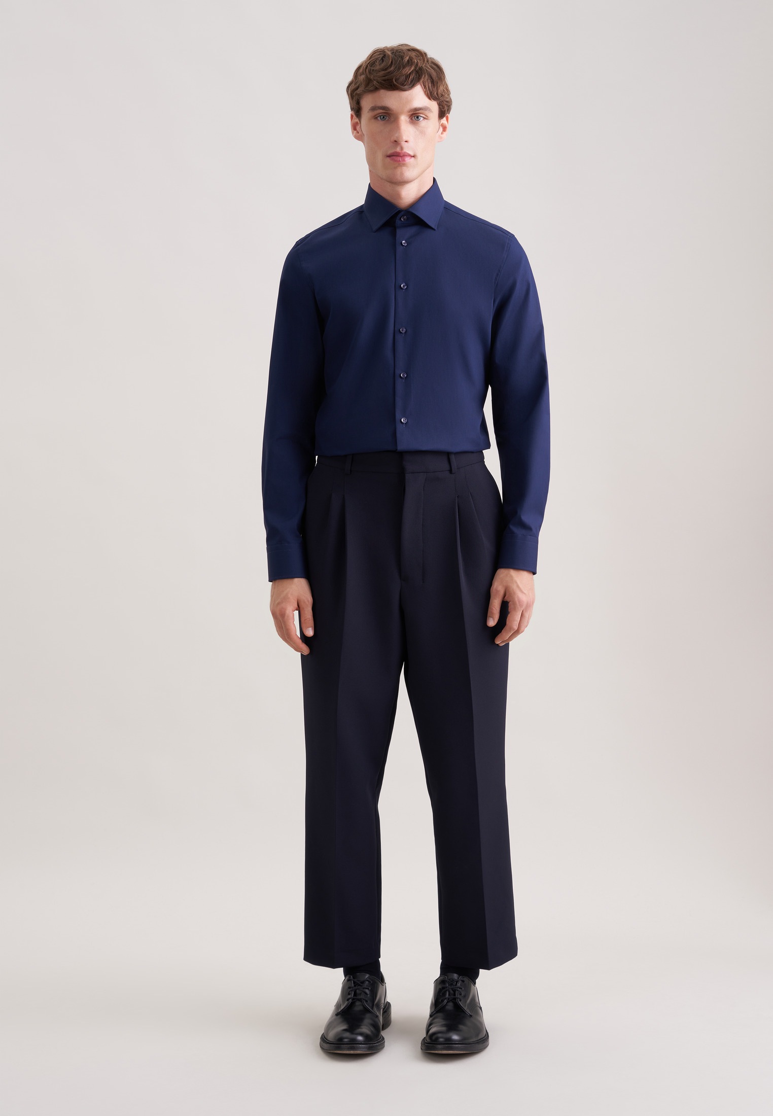 seidensticker Businesshemd »Schwarze Rose« Slim 1/1 Kentkragen Uni