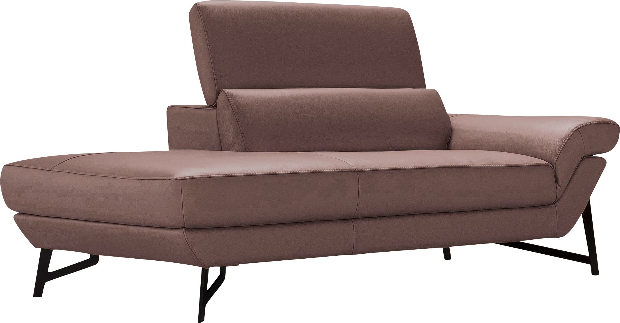 Egoitaliano Ottomane »Narcisa, Designsofa«, mit verstellbarer Kopfstütze, Solitärmöbel als Blickfang