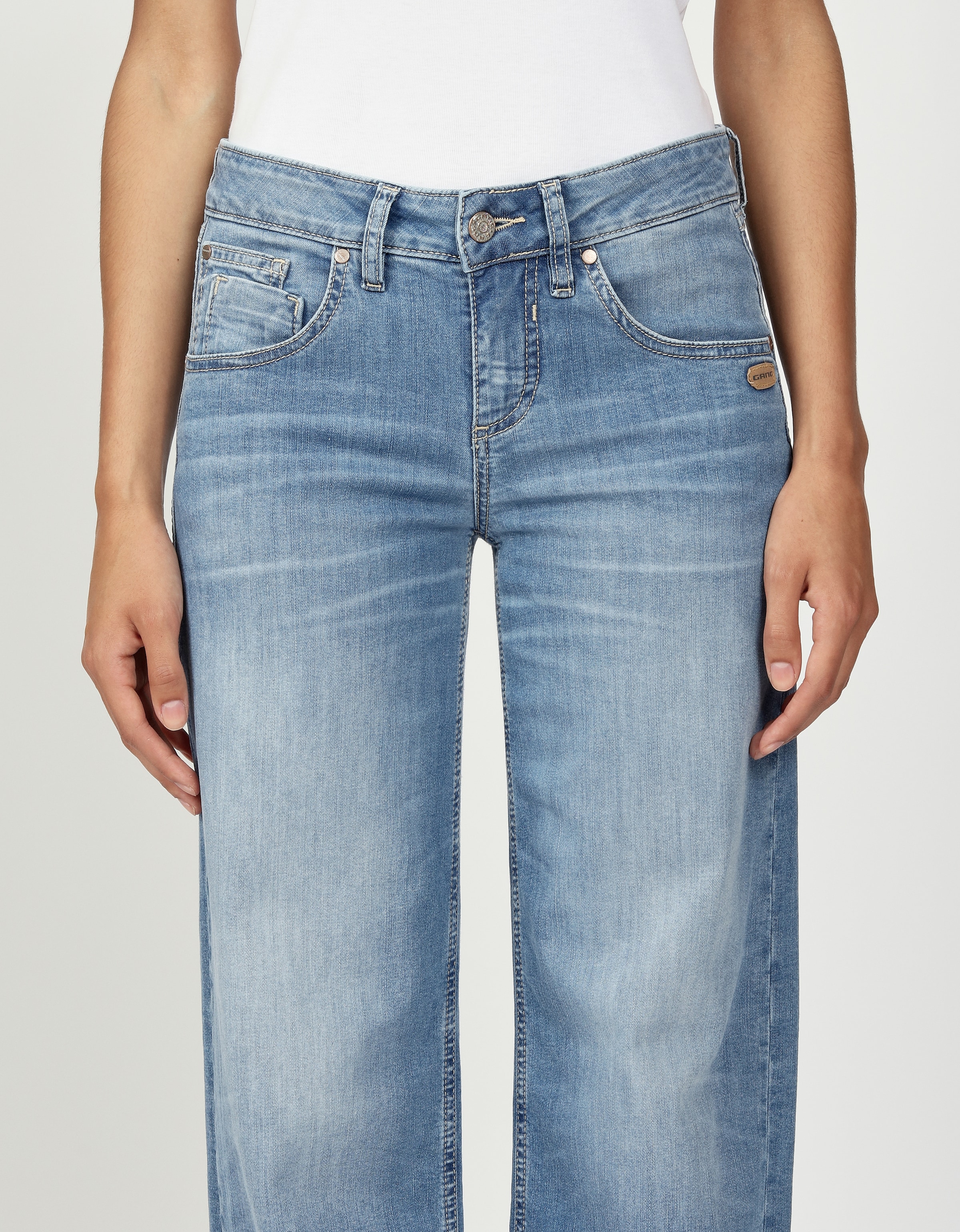 GANG Straight-Jeans »94RIVER«, mit zusätzlicher kleiner Gesäßtasche