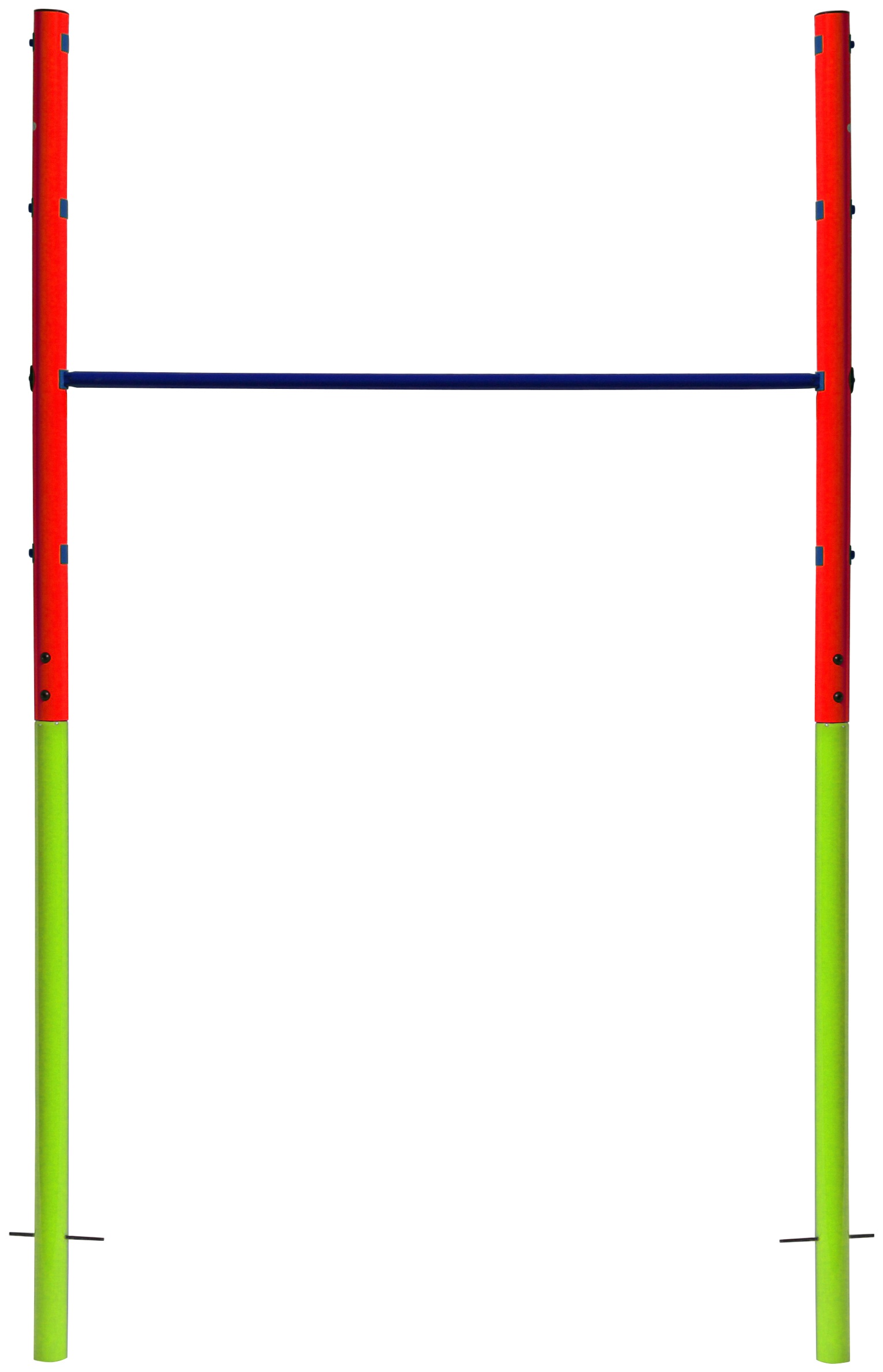 Turnreck »61390 Laura Spielplatz«, grün/rot/blau, 3 verstellbare Höhen ca. 97-123-150 cm