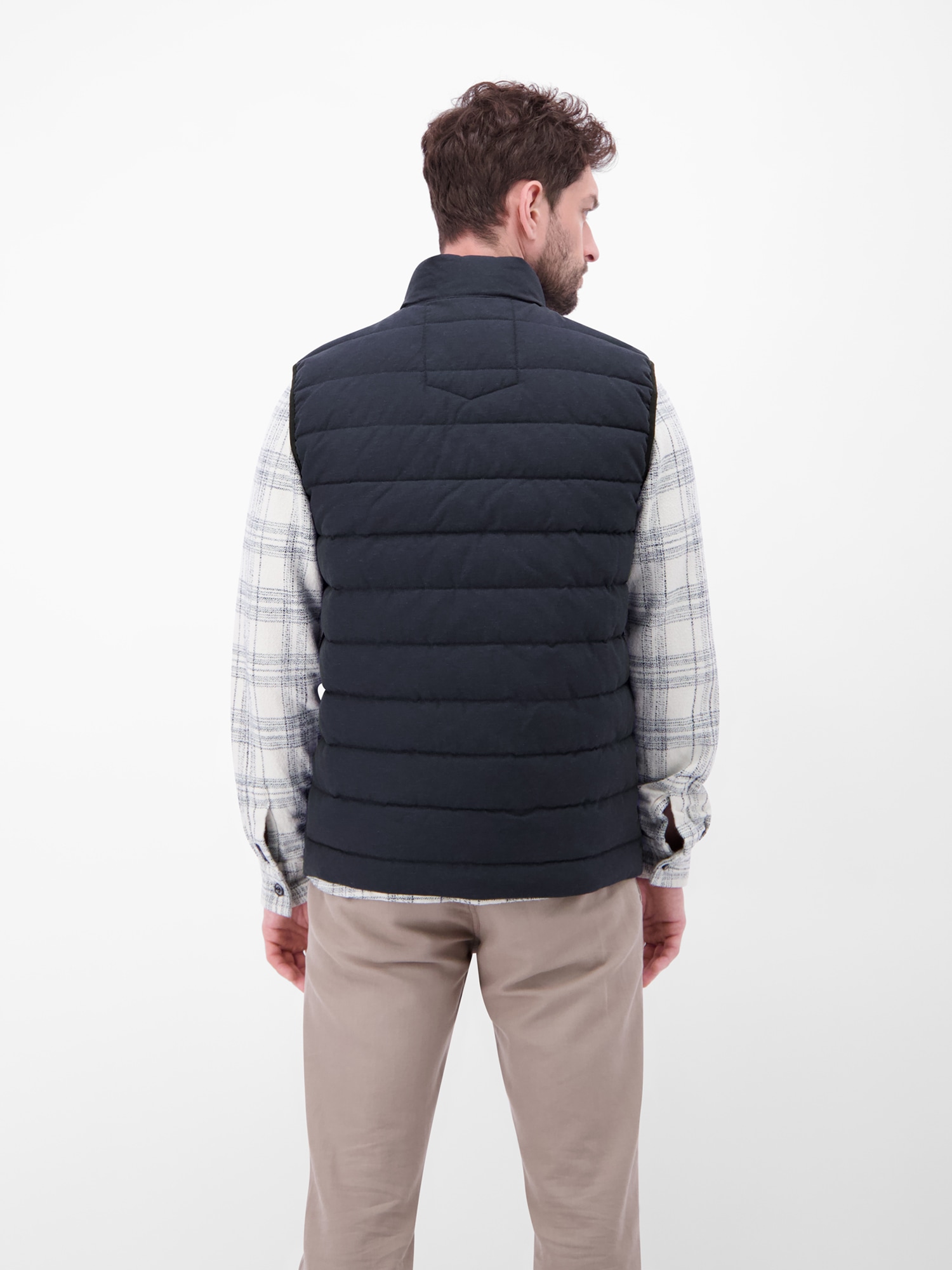 LERROS Steppweste »Steppweste aus Baumwolle und Leinen, gefüttert«