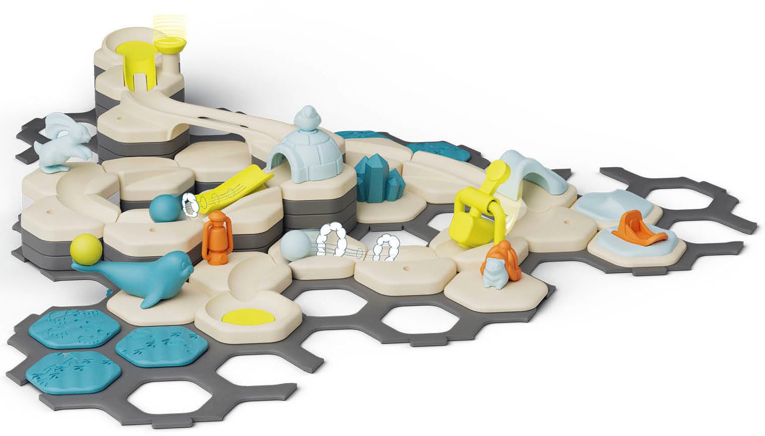 Ravensburger Kugelbahn-Bausatz »GraviTrax Junior Starter-Set L Ice«, Made in Europe