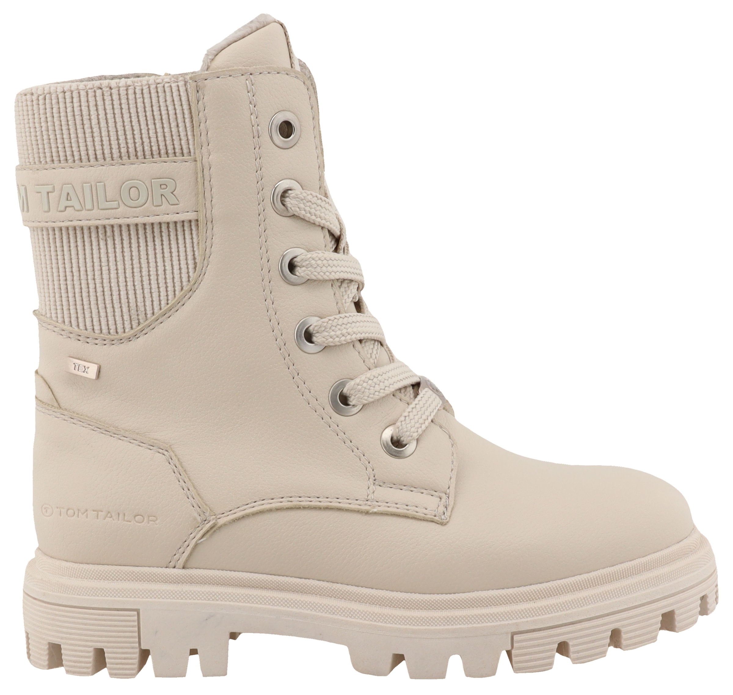 TOM TAILOR Winterboots, Schnürstiefelette, Winterstiefelette mit TEX-Membran, bequeme Form