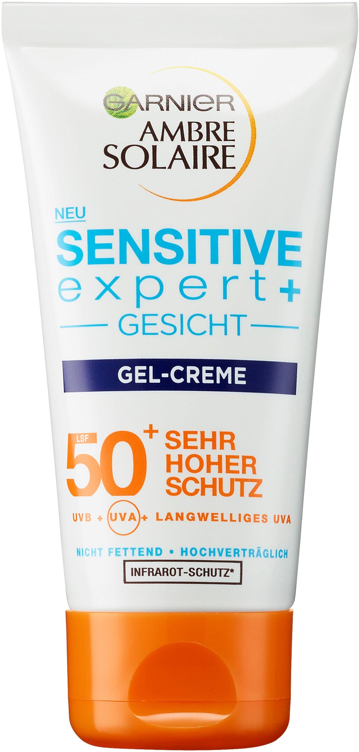 GARNIER Sonnenschutzcreme »Ambre Solaire Sensitive expert+ LSF 50+«