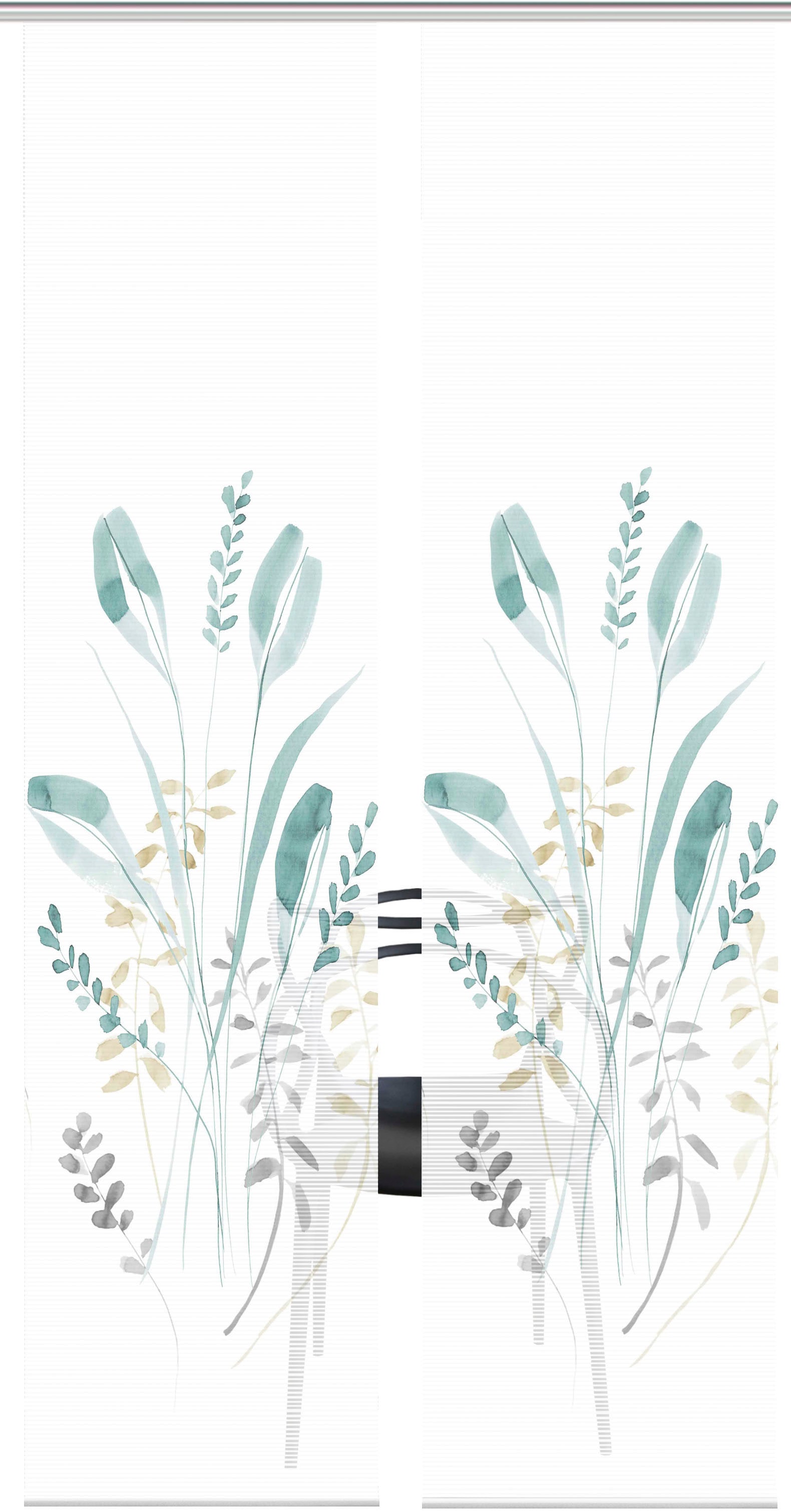 Vision S Schiebegardine »AYENE 2er SET« Paneelwagen 2 Stk. tlg. Schiebevorhang Digidruck 2er Set AYENE