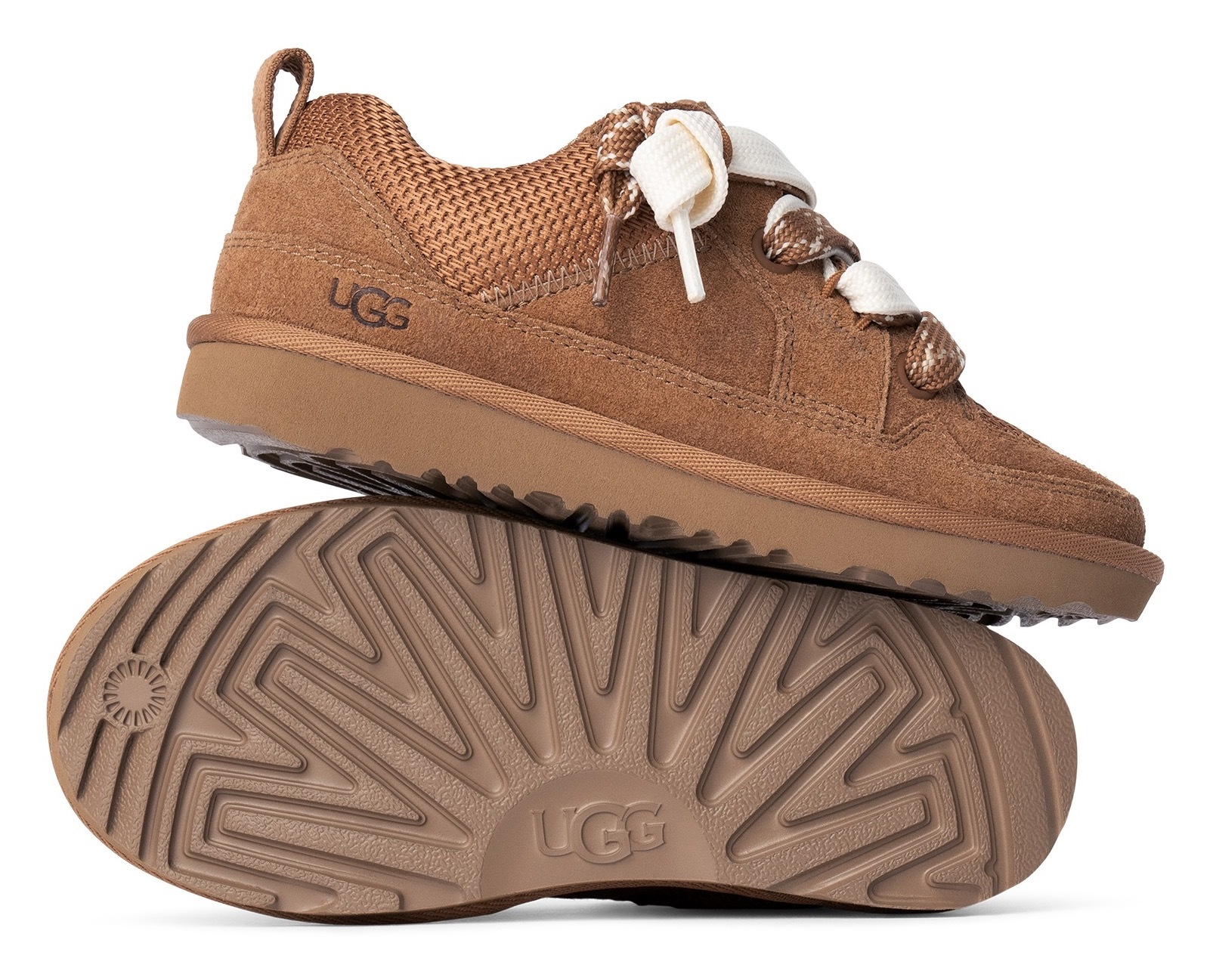 UGG Sneaker »LO LOWMEL«  Freizeitschuh, Halbschuh, Schnürschuh mit Ziernähten