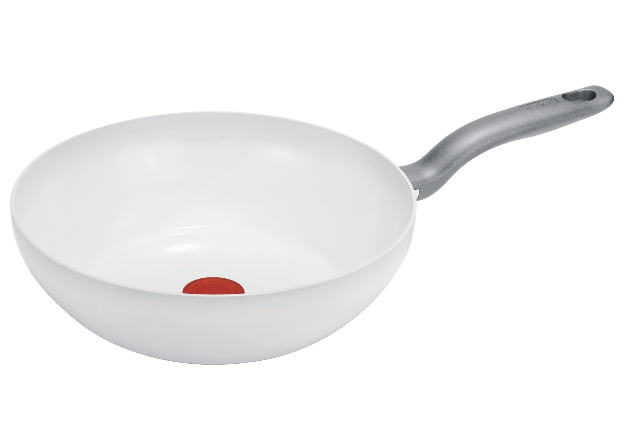 Tefal Wok »CeramicControl White«, Leichtmetall, (1 tlg.), Induktion