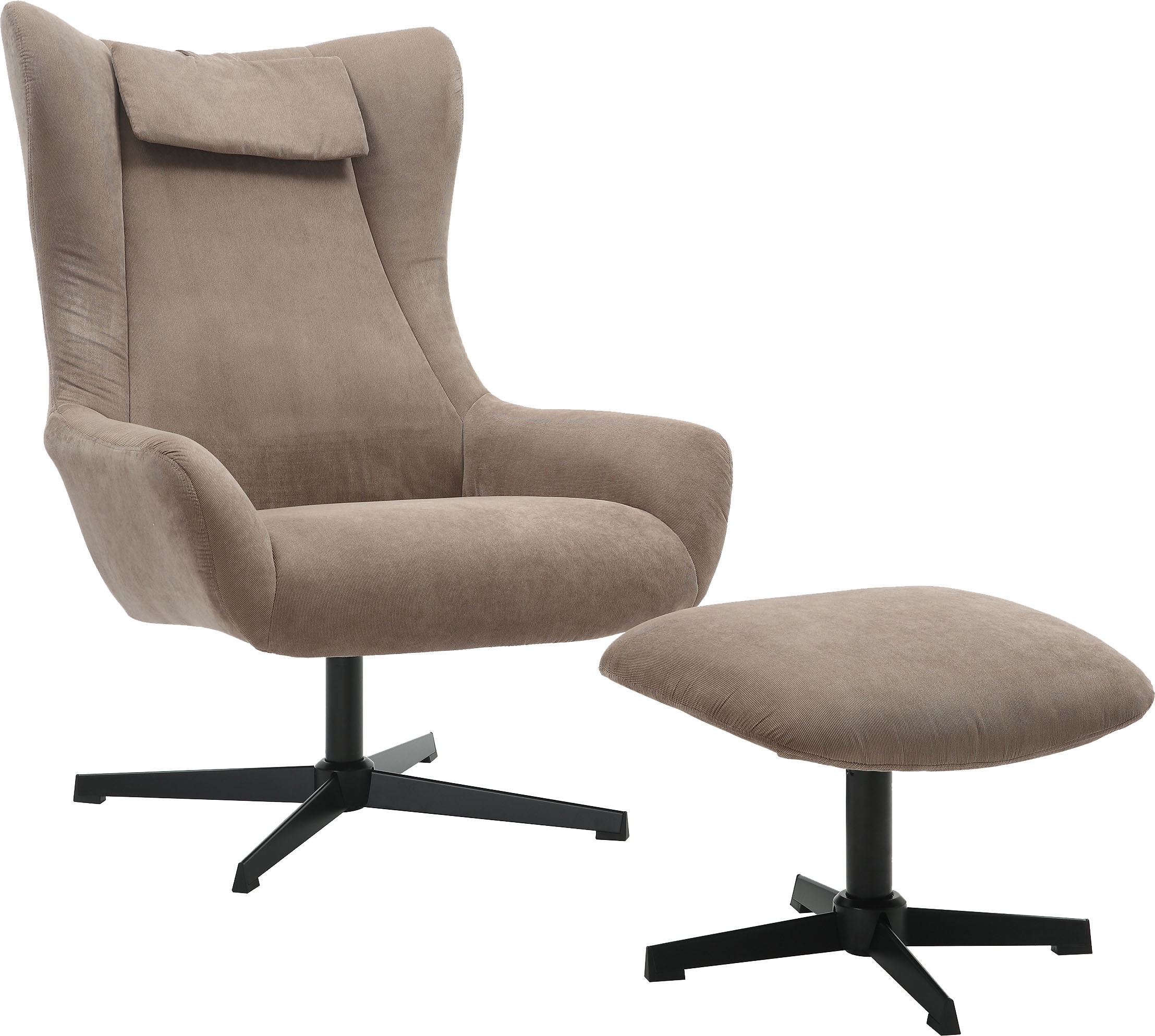 SalesFever Sessel »Savannah Bequemer Sessel«, (Set, 2 St.), mit Drehfunktion