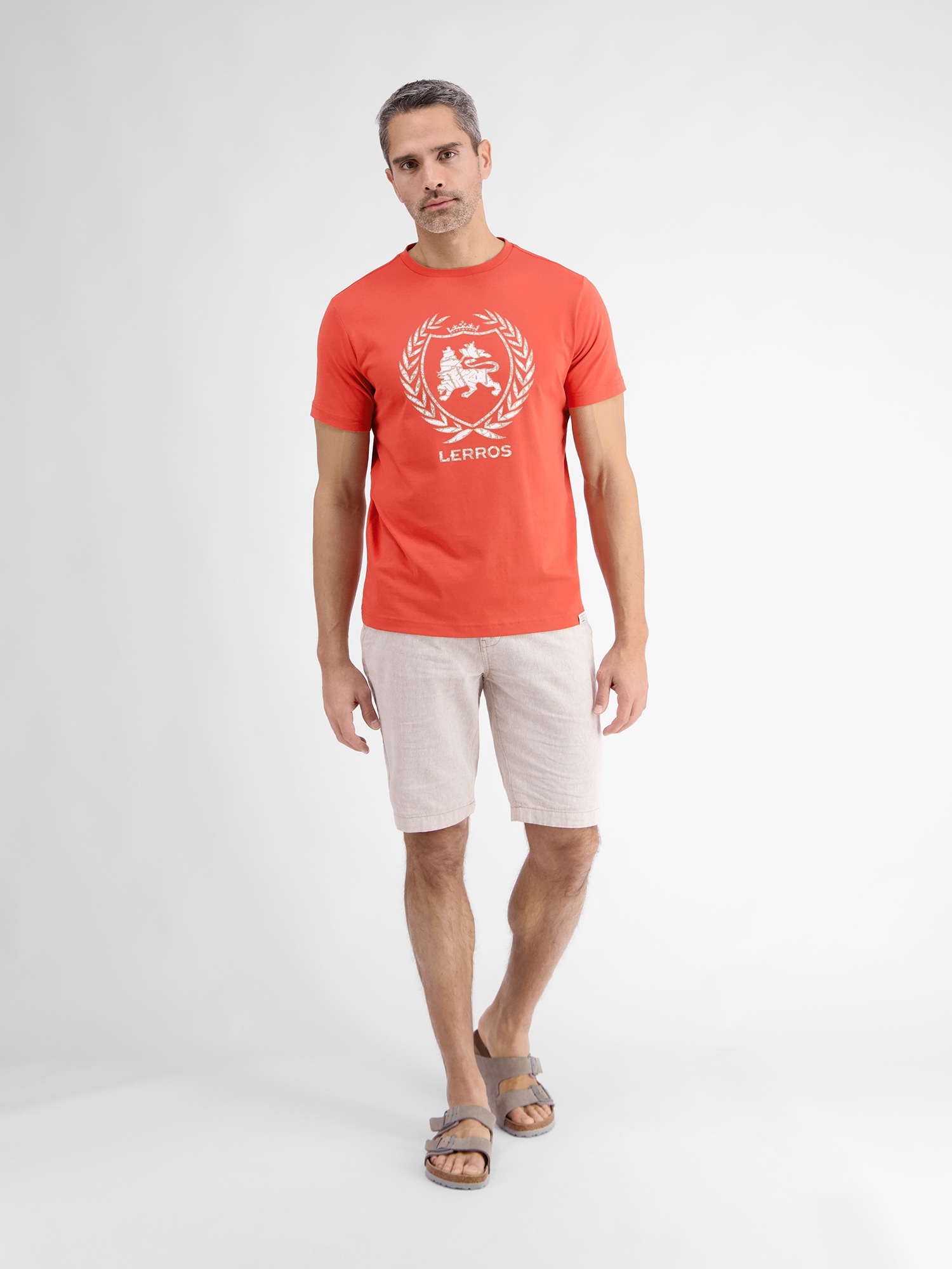 LERROS T-Shirt »LERROS T-Shirt mit Logoprint«