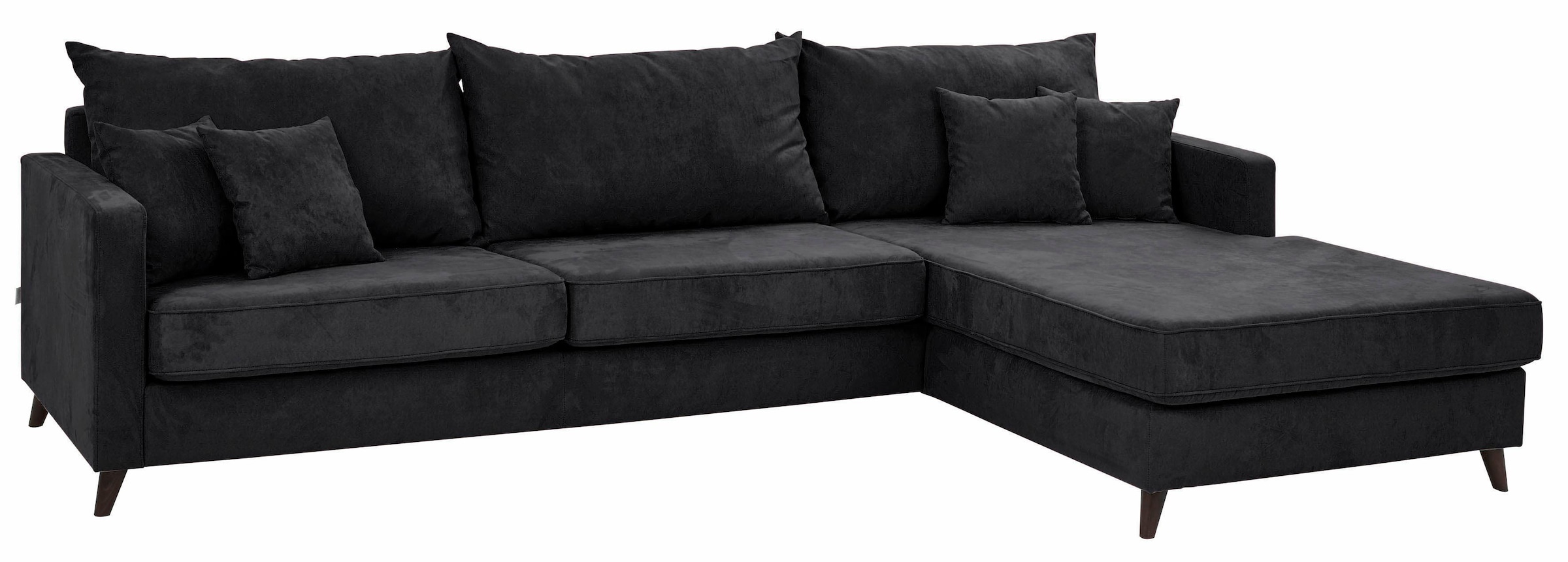 Home affaire Ecksofa »Renesse L-Form«, lose Kissen, Keder an Sitzkissen