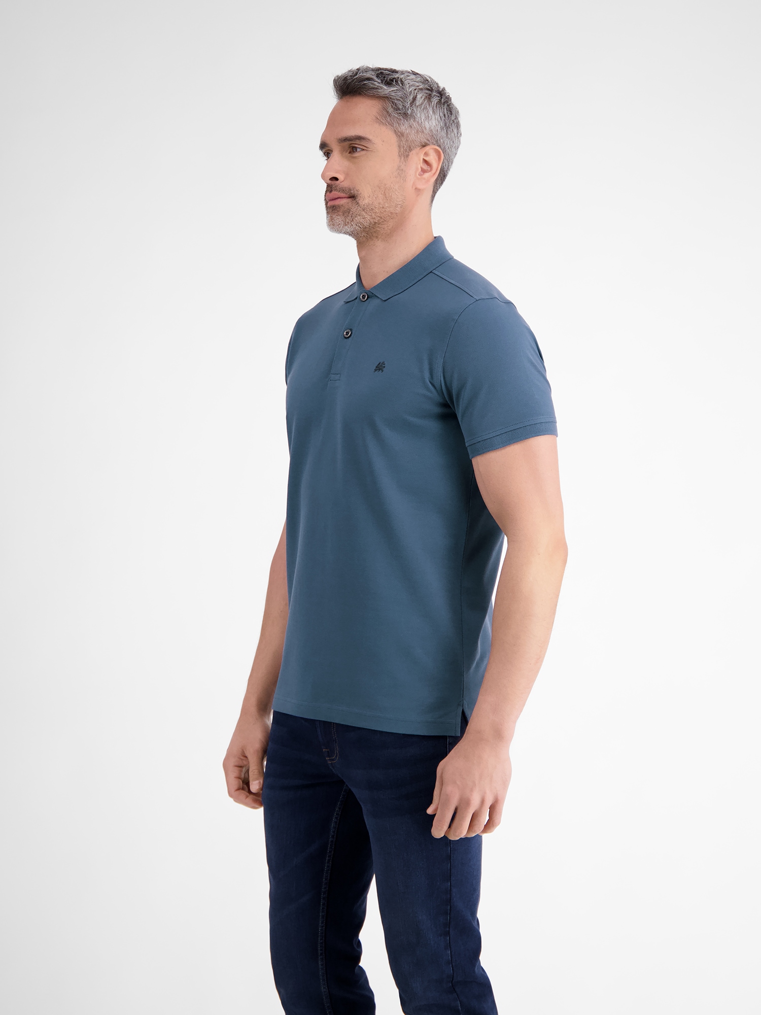 LERROS Poloshirt »LERROS Basic Poloshirt für Herren, unifarben«