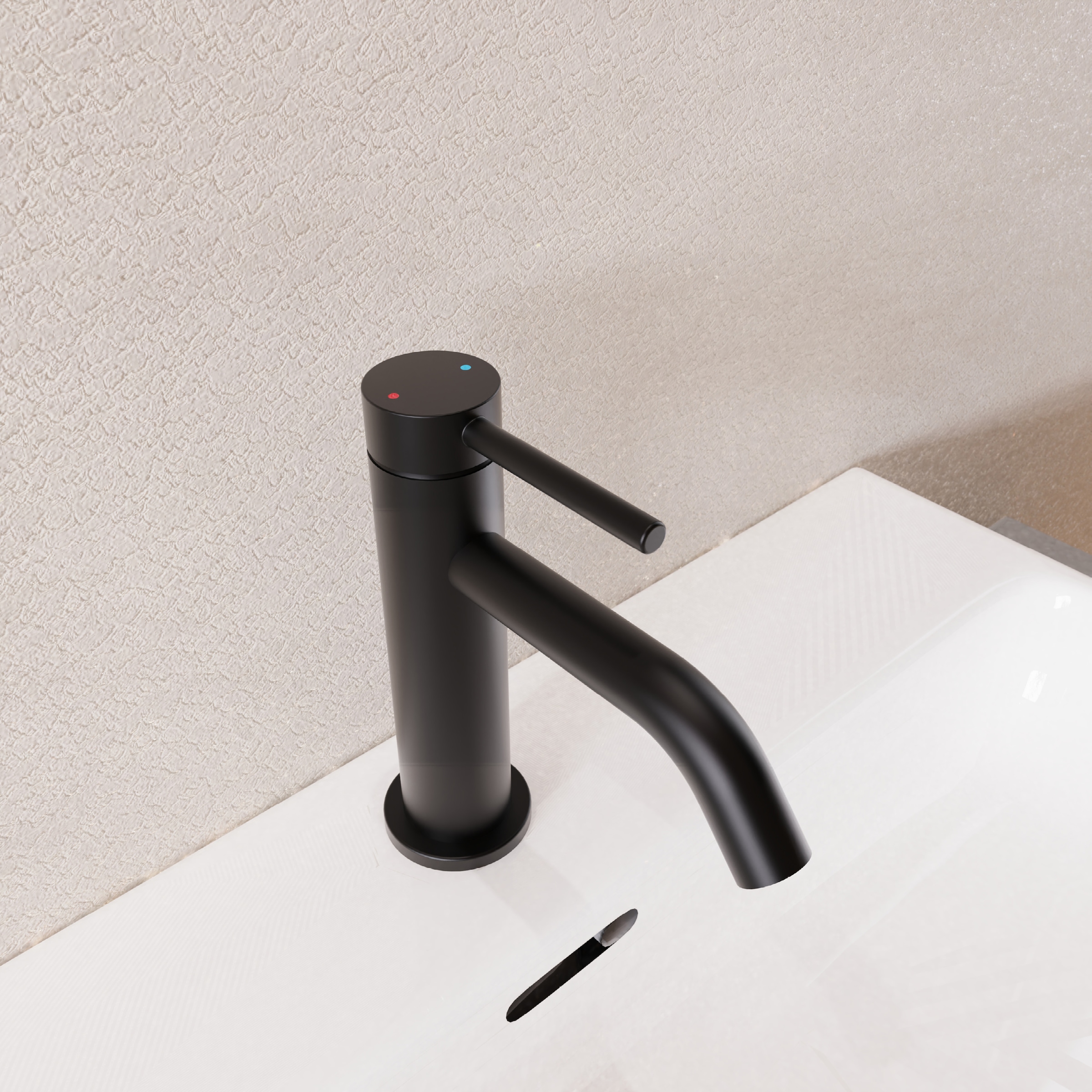 welltime Waschtischarmatur »Toscana« reduzierter Wasserverbrauch durch Eco-Click-Funktion
