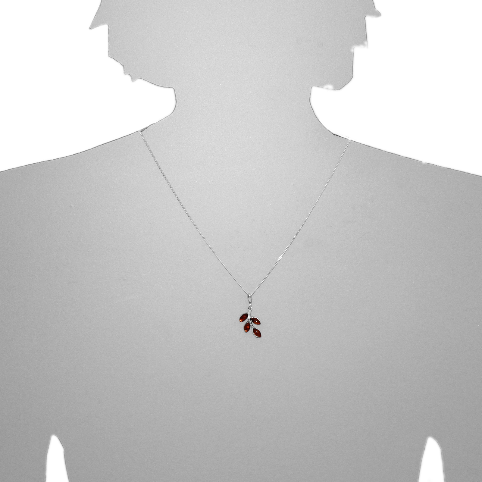 OSTSEE-SCHMUCK Kettenanhänger »- Dana - Silber 925/000 - Bernstein«