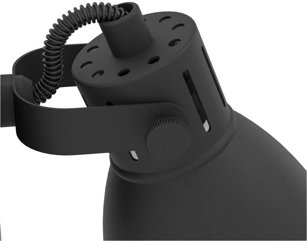 EGLO LED Wandleuchte »SERAS Wandlampe, Deckenstrahler, Spot, Flurlampe, schwarz, weiß«, 1 flammig, Leuchtmittel LED-Board-GU10 | LED wechselbar, Wohnzimmerlampe, Esszimmerlampe, schwenkbarer Spot, GU10, 17x10cm