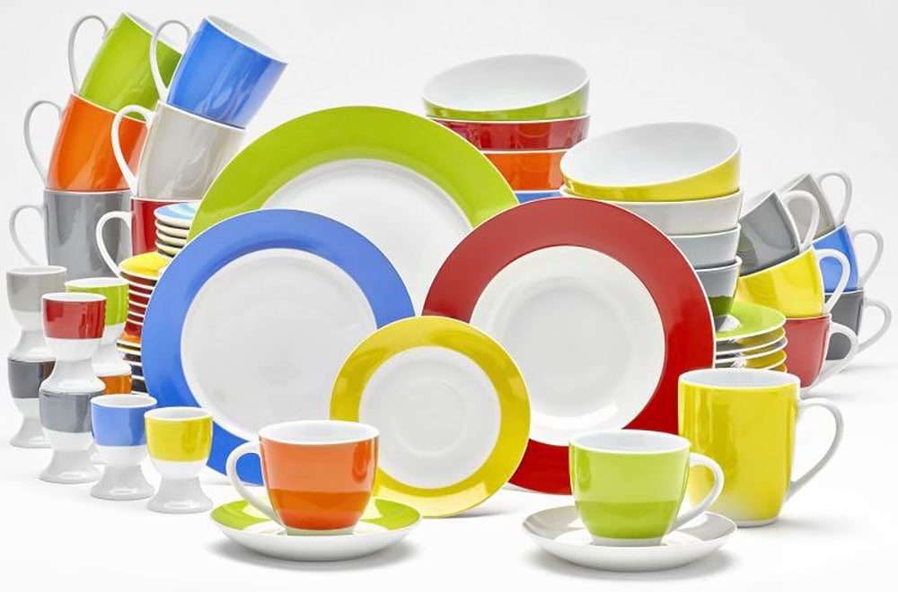 van Well Becher »Vario«, (Set, 6 tlg., 6 Kaffeebecher 300ml), spülmaschinen- und mikrowellengeeignet, 6-teilig