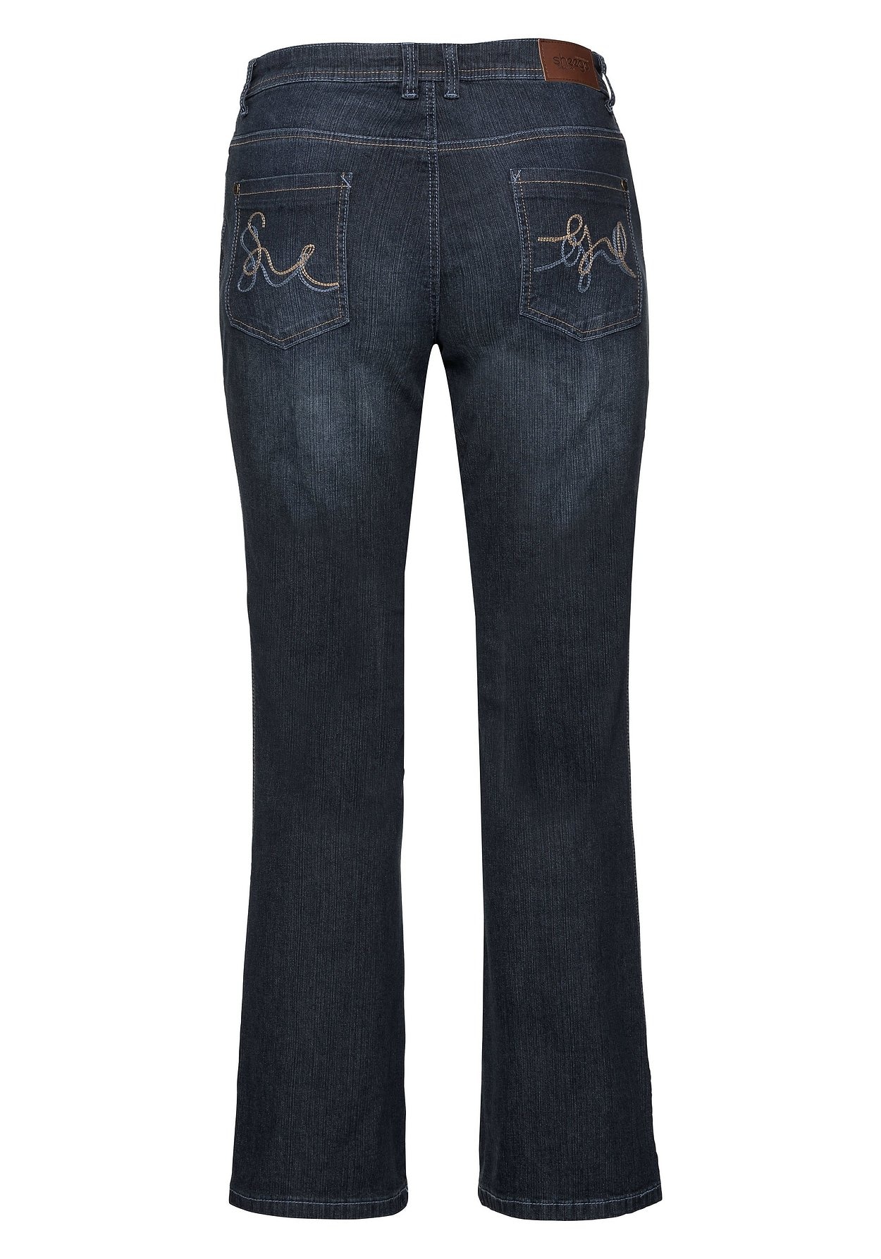 Sheego Stretch-Jeans »Jeans mit Used-Effekten«