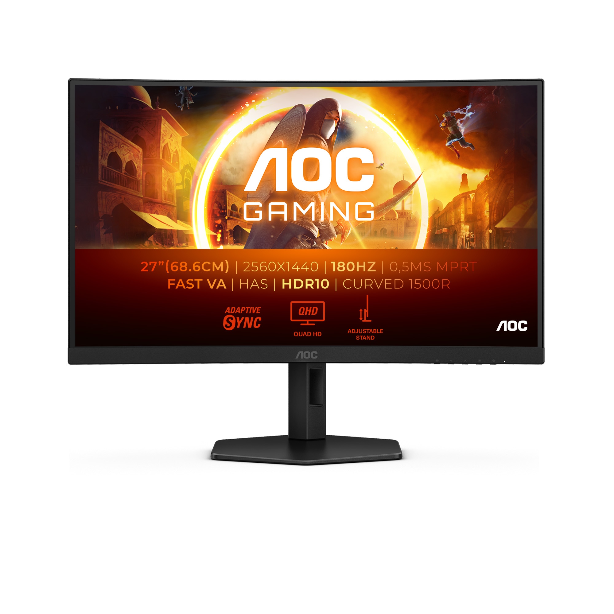 Curved-Gaming-Monitor »CQ27G4X«, 68,5 cm/27 Zoll, 2560 x 1440 px, QHD, 0,5 ms...