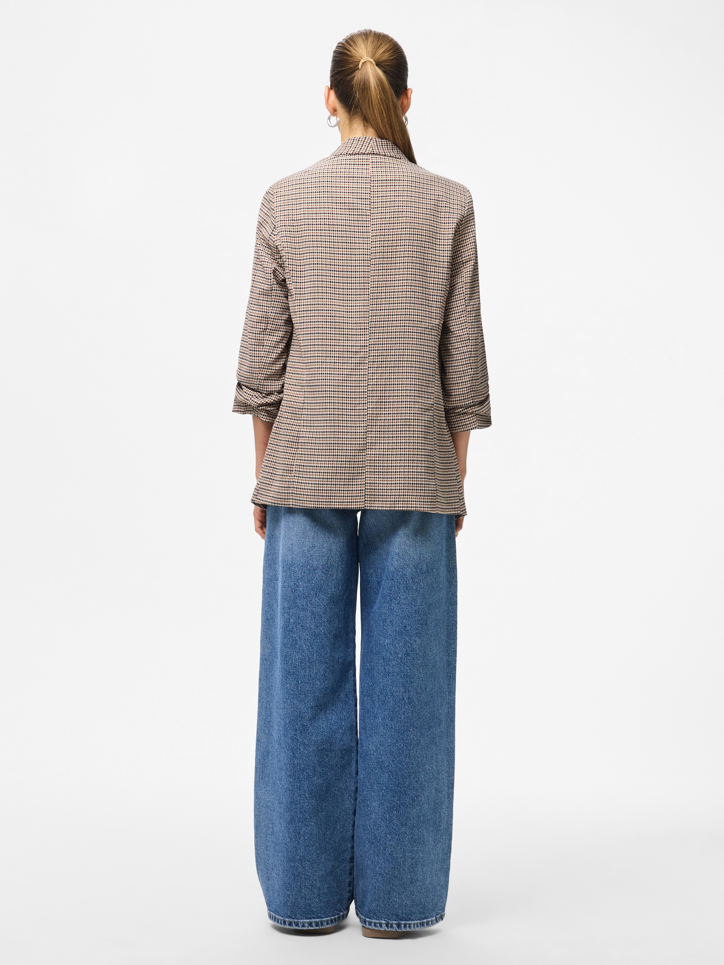 pieces Blusenblazer »PCBOSELLA 3/4 PRINTED BLAZER NOOS« mit 3/4 Ärmel