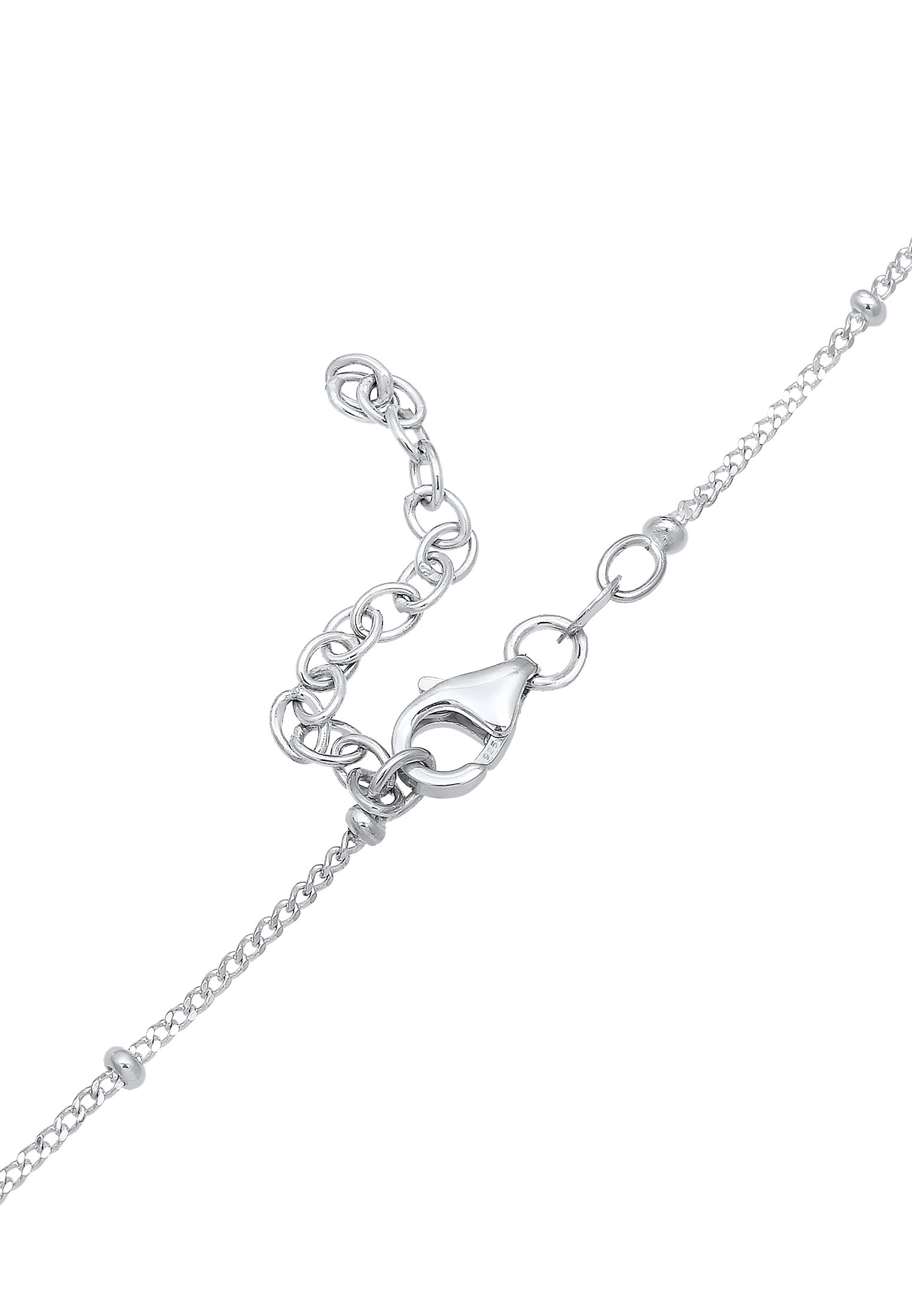 Elli Choker »Halskette Choker Kugelkette Kreuz Glaube 925 Silber«
