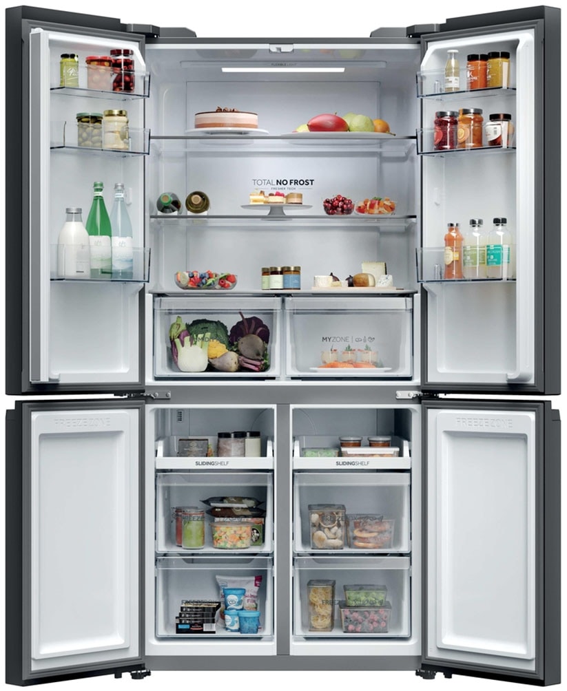 Haier Kühl-/Gefrierkombination »HCR39F19ENPT« 190,5 cm hoch 90,8 cm breit Humidity Zone: Obst, Gemüse und Salat 2x länger frisch halten