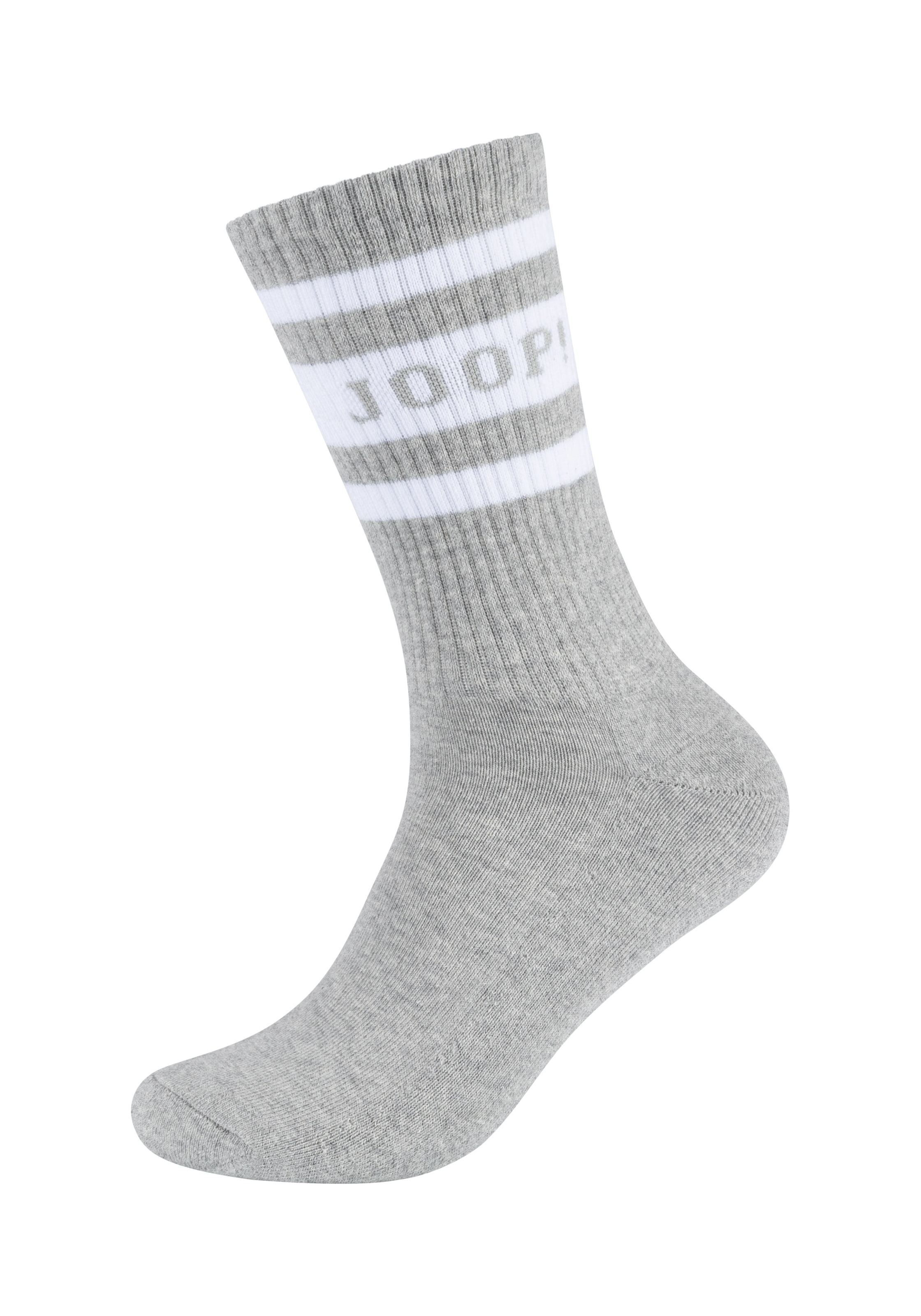 JOOP! Tennissocken »premium essentials« 2 Paar,  am Bund mit Logoschriftzug