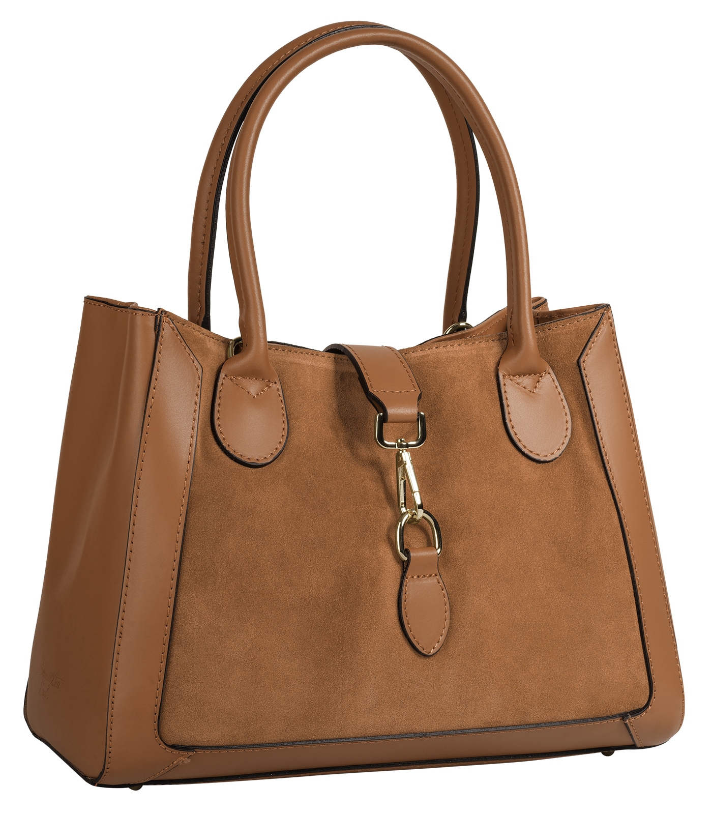 Samantha Look Shopper echt Leder, Made in Italy