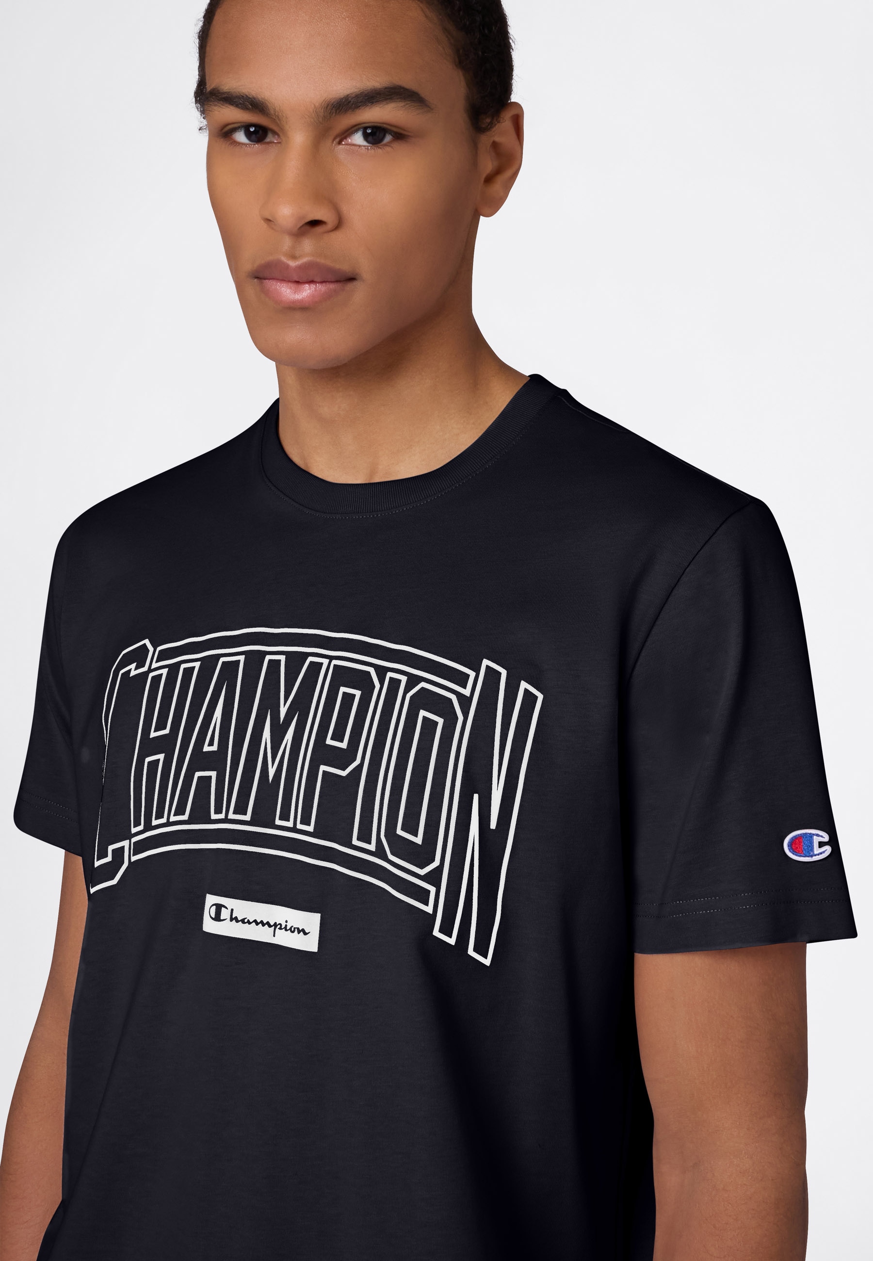 Champion T-Shirt »COLLEGE Relax Fit Crewneck T-Shirt« für sportliche Aktivitäten, sportlicher Stil, Rundhalsausschnitt