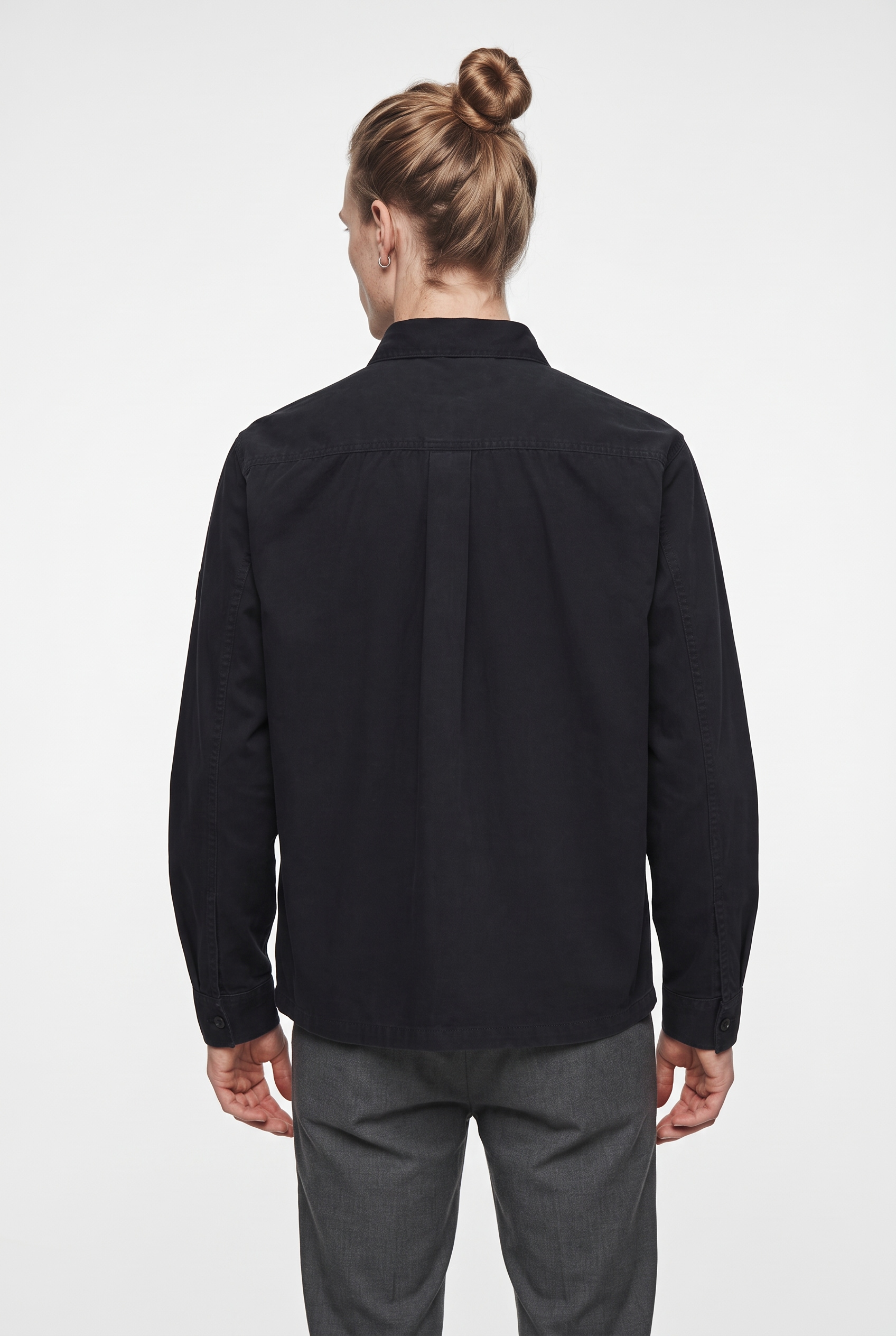 Jack & Jones Langarmhemd »JCOFUSION CLASSIC BADGE OVERSHIRT LN« Overshirt aus Baumwolle, relaxed fit