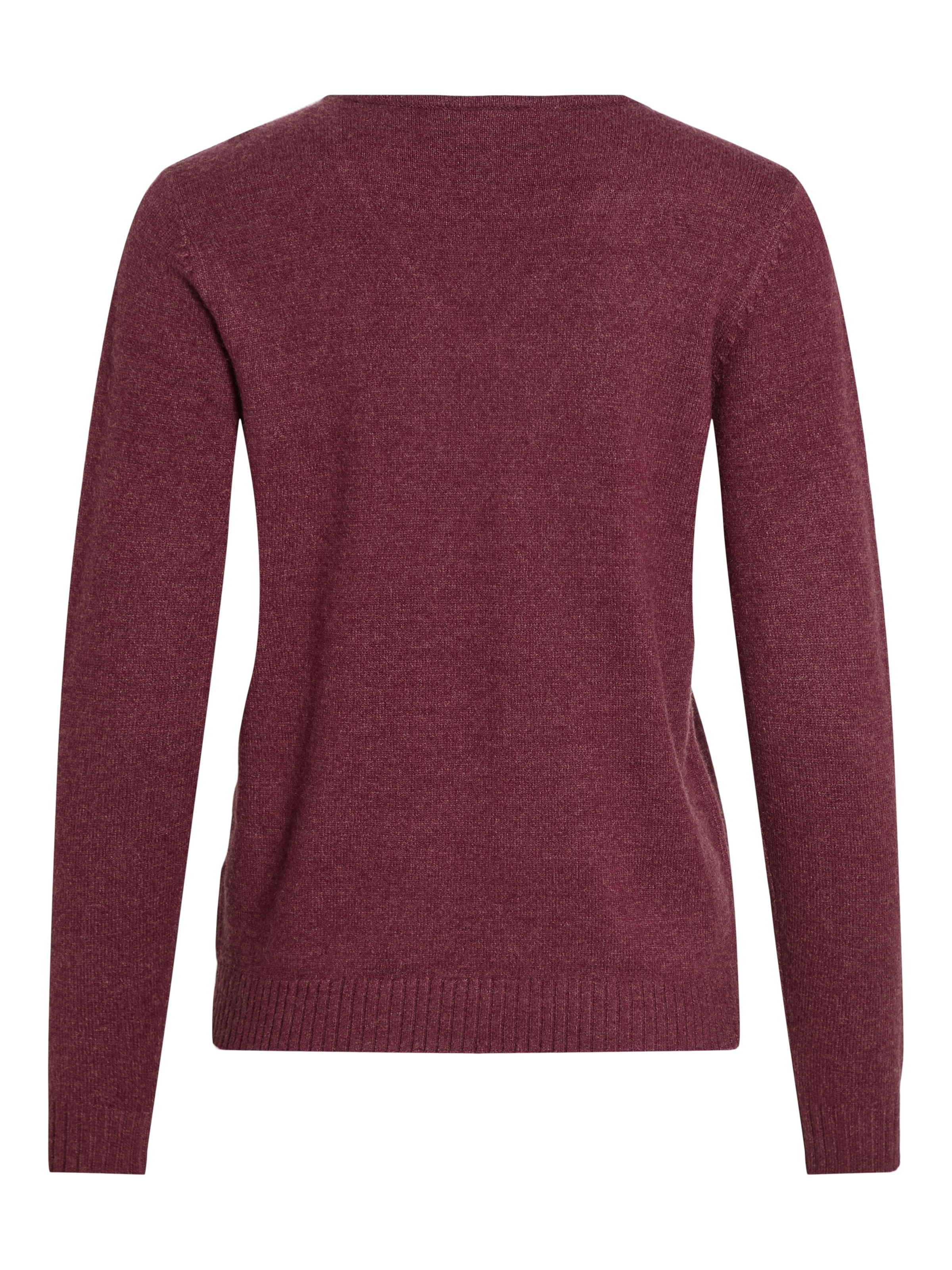 Vila V-Ausschnitt-Pullover »VIRIL V-NECK L/S  KNIT TOP - NOOS« Materialmix, regular fit