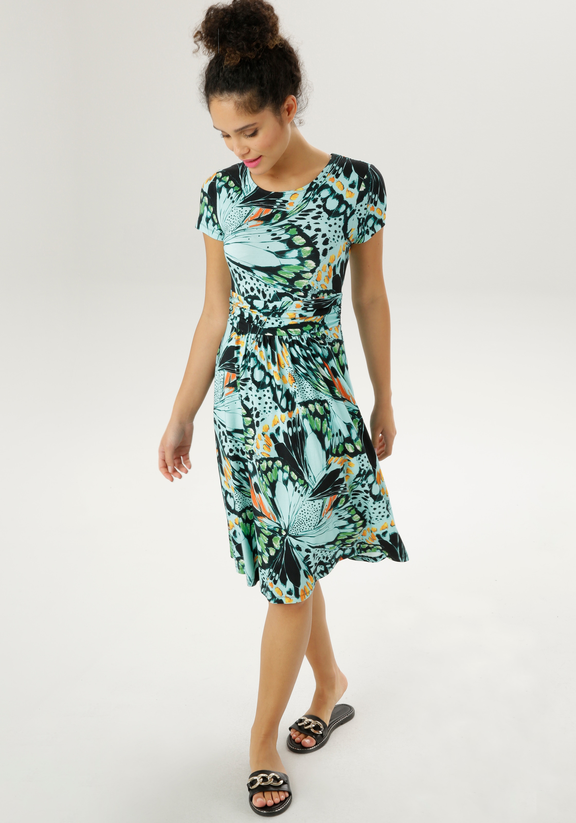 Aniston SELECTED Sommerkleid, mit extravagantem Druck kaufen bei OTTO