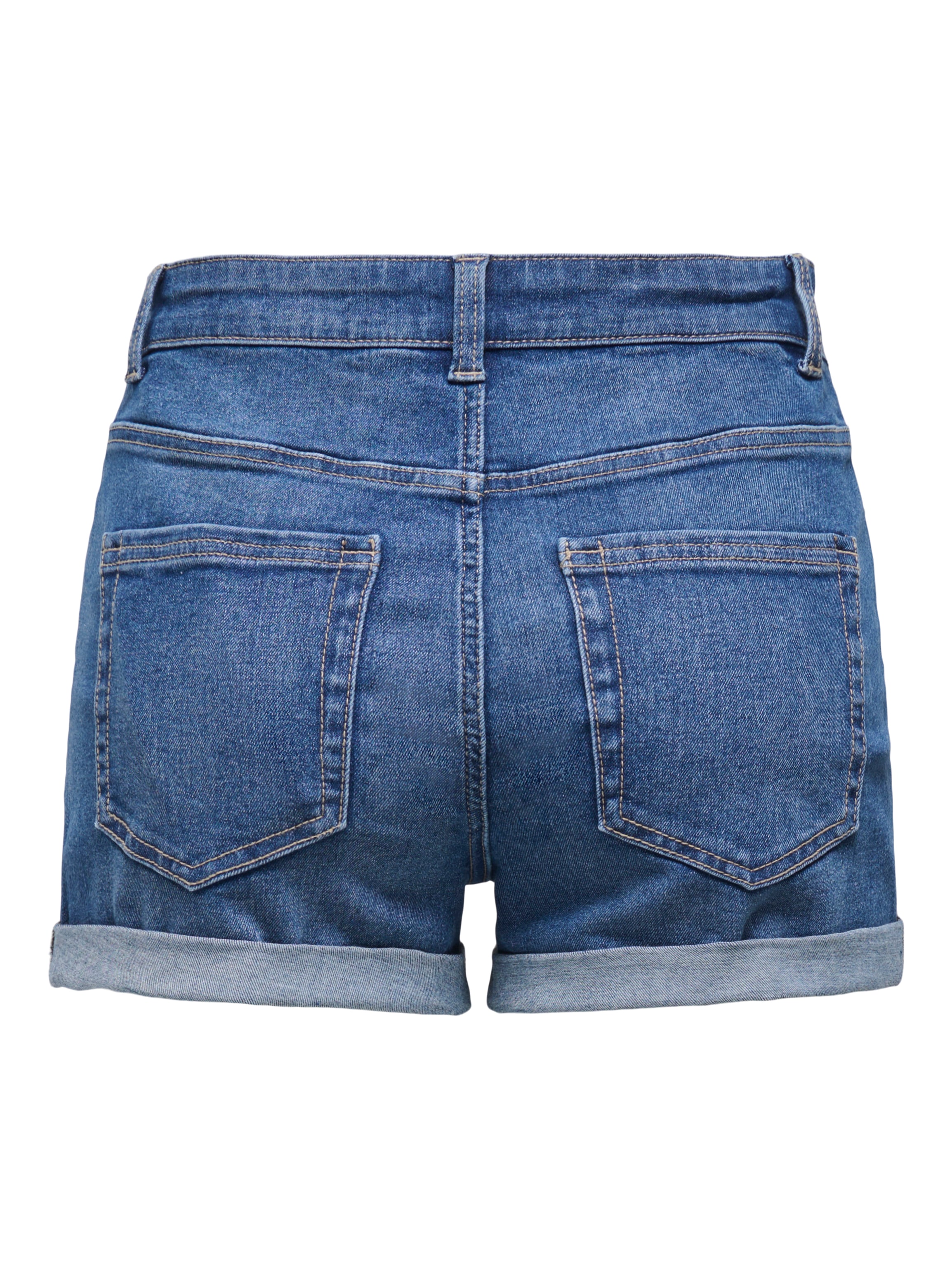 ONLY Jeansshorts »ONLJESSIE MID VIS BUT SHORTS DNM« Baumwollmischung
